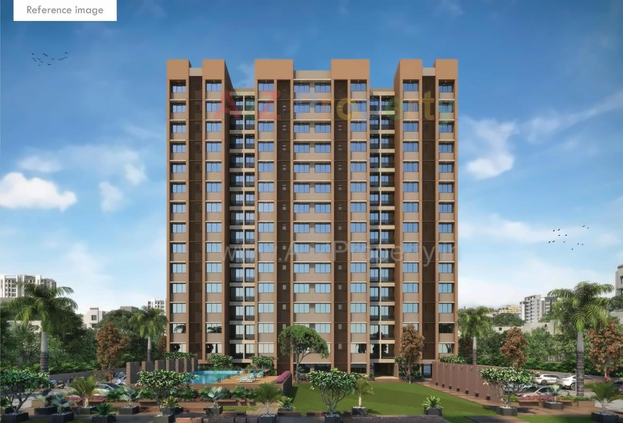 3D Elevation of real estate project Shivalik Sharda Park View located at Shela, Ahmedabad, Gujarat