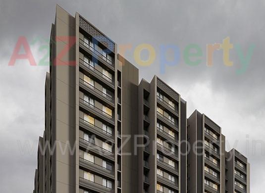 3D Elevation of real estate project Shivalik Sharda Parkview located at Shela, Ahmedabad, Gujarat