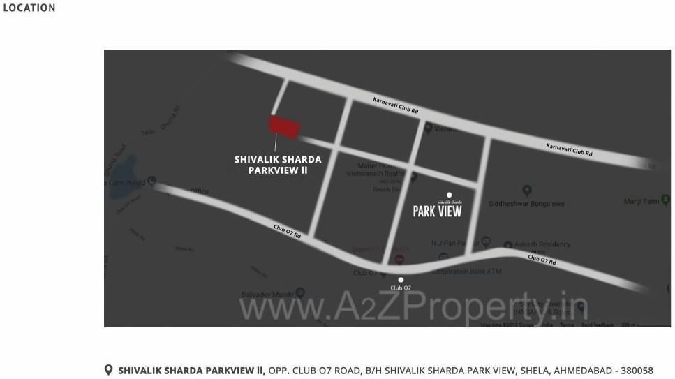  of real estate project Shivalik Sharda Parkview located at Shela, Ahmedabad, Gujarat