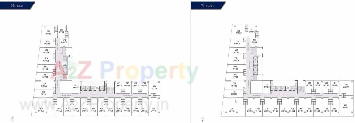 Layout of real estate project Shivalik Shilp located at Makarba, Ahmedabad, Gujarat
