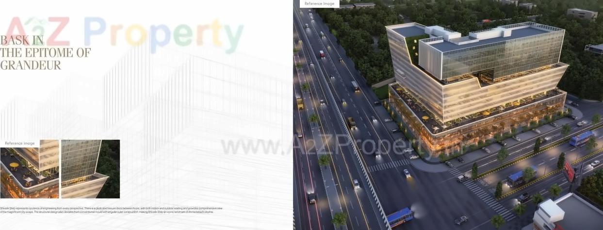 3D Elevation of real estate project Shivalik Shilp located at Makarba, Ahmedabad, Gujarat