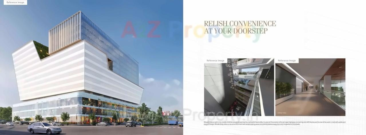 3D Elevation of real estate project Shivalik Shilp located at Makarba, Ahmedabad, Gujarat