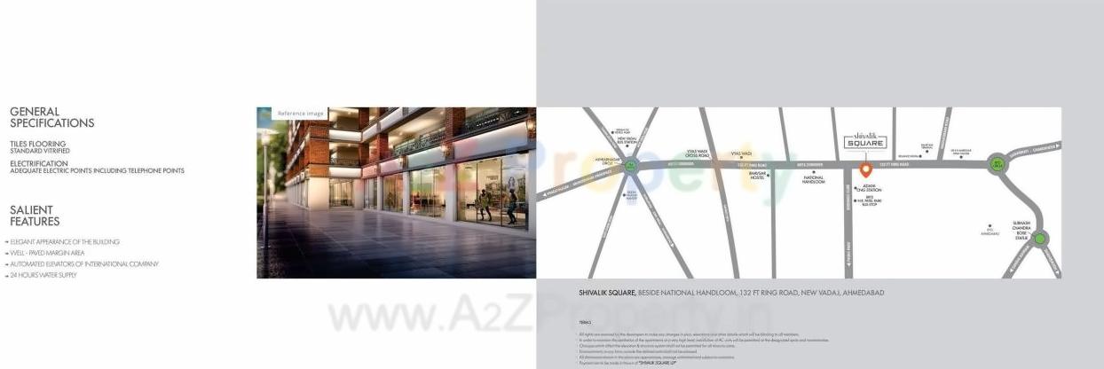  of real estate project Shivalik Square located at Vadaj, Ahmedabad, Gujarat