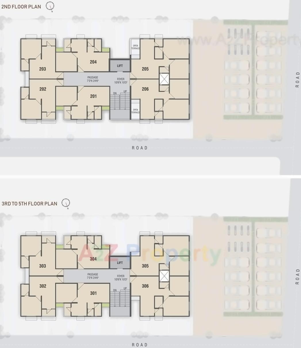 Layout of real estate project Shivam Avenue located at Maflipur, Ahmedabad, Gujarat