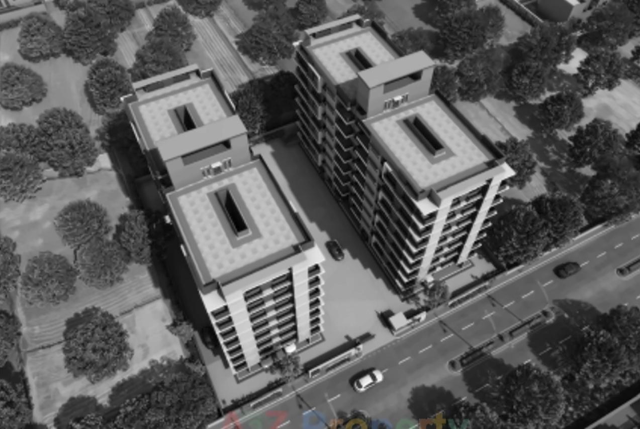 3D Elevation of real estate project Shivam Casa located at Nikol, Ahmedabad, Gujarat