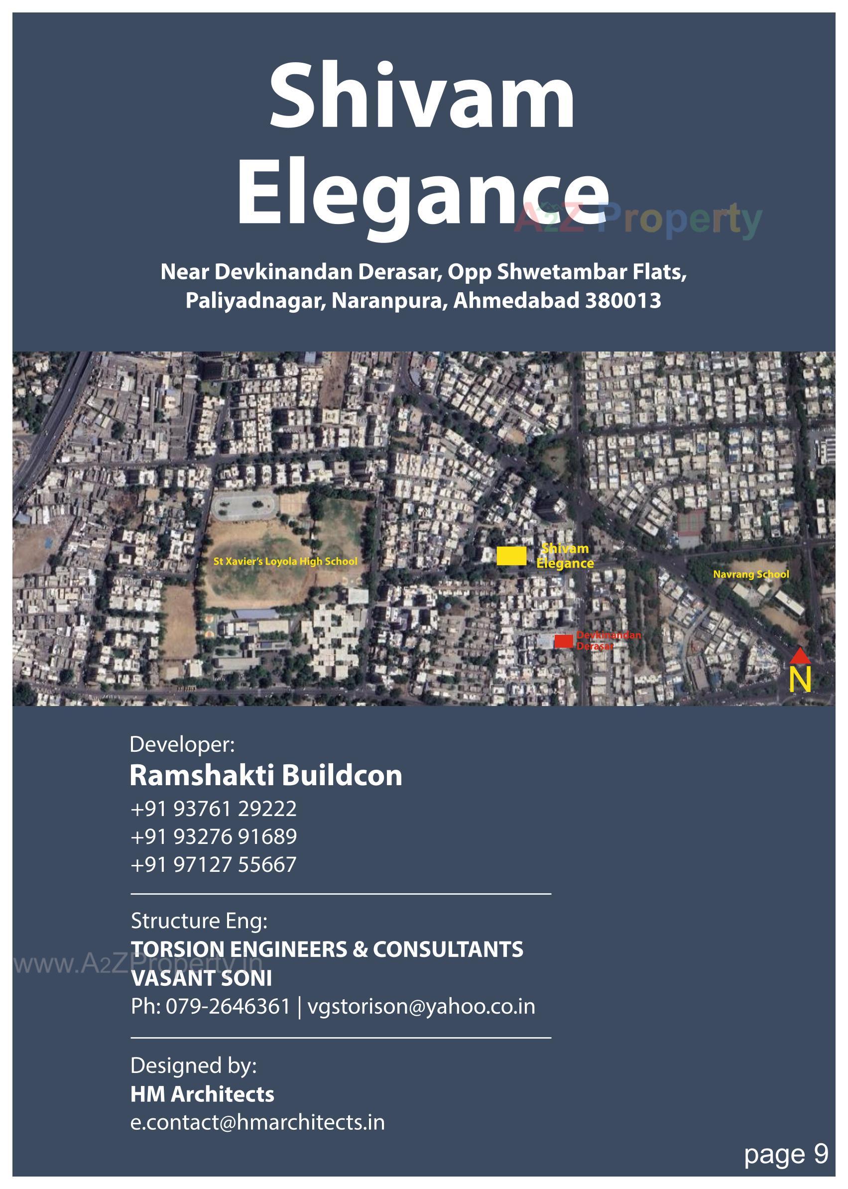  of real estate project Shivam Elegance located at Memnagar, Ahmedabad, Gujarat