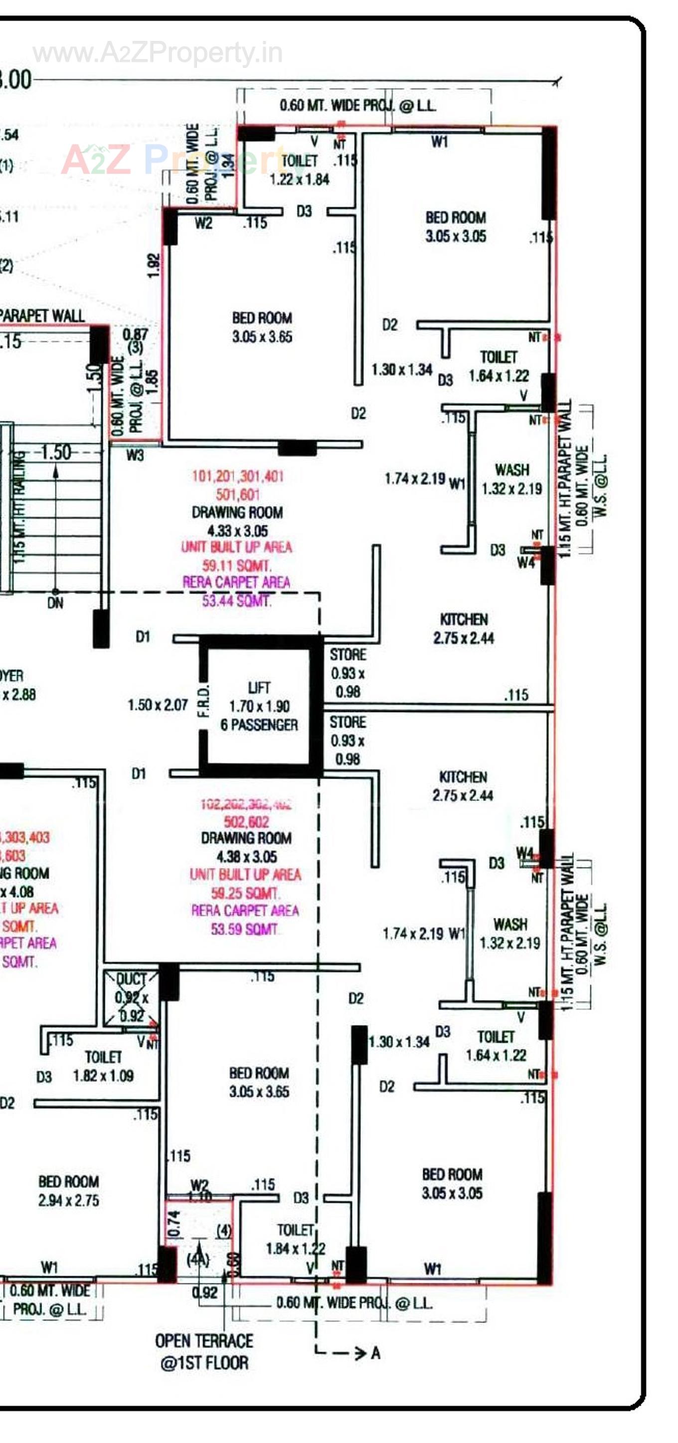 Layout of real estate project Shivam Elegance located at Vinzol, Ahmedabad, Gujarat