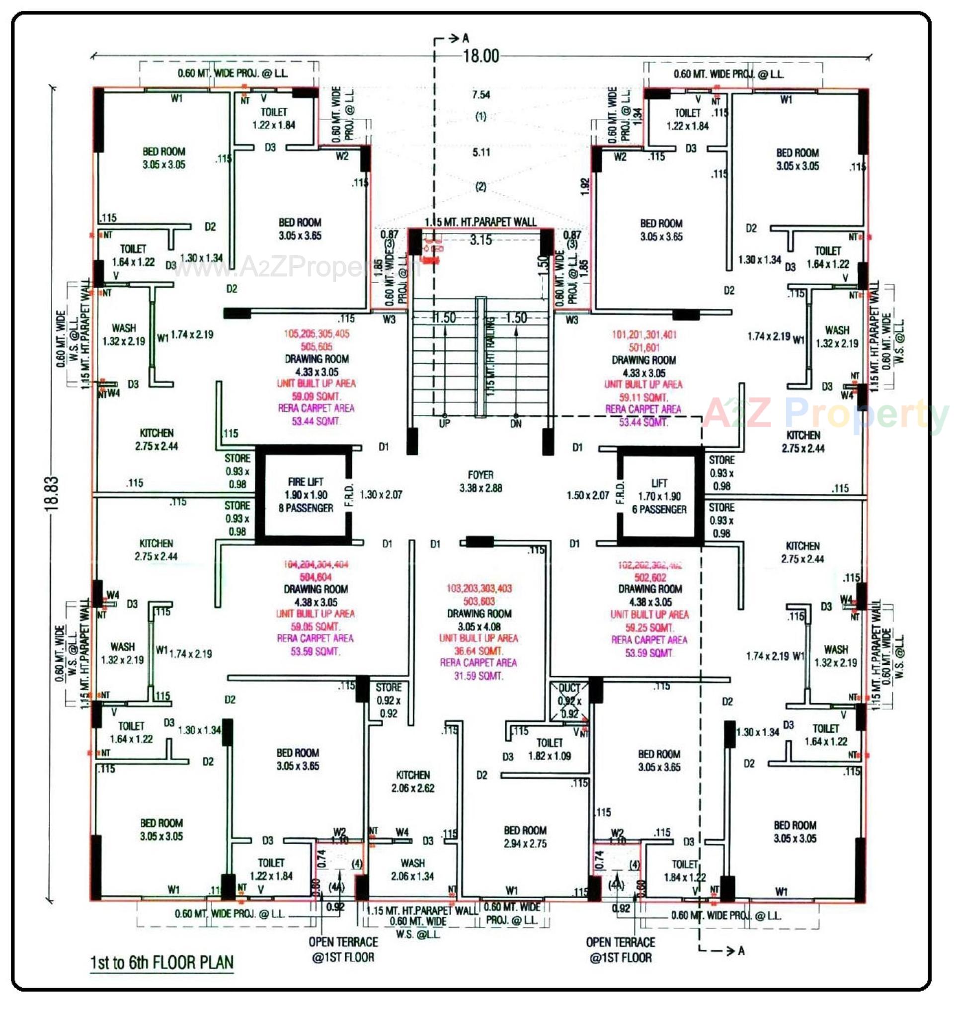 Layout of real estate project Shivam Elegance located at Vinzol, Ahmedabad, Gujarat