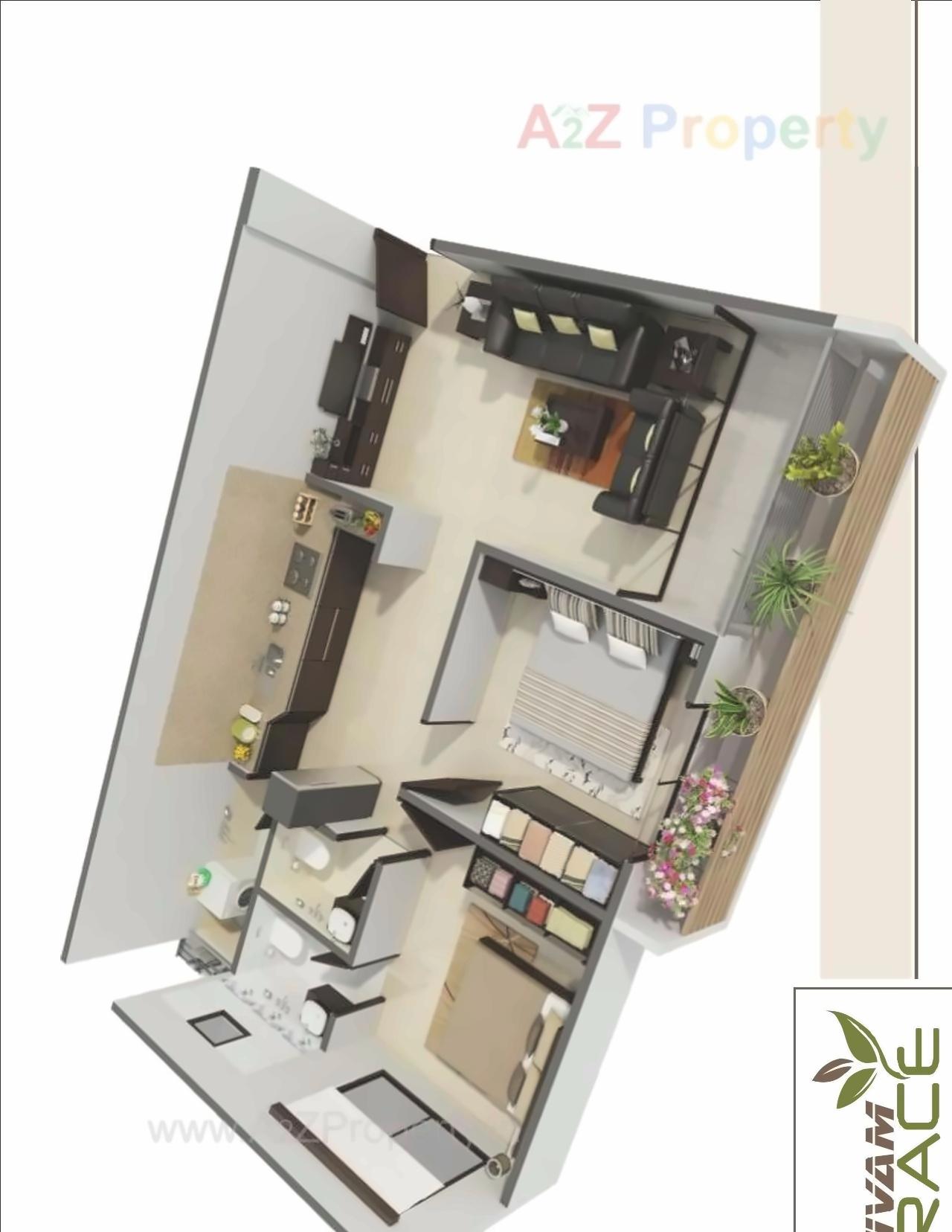 Layout of real estate project Shivam Grace located at Ghatlodia, Ahmedabad, Gujarat