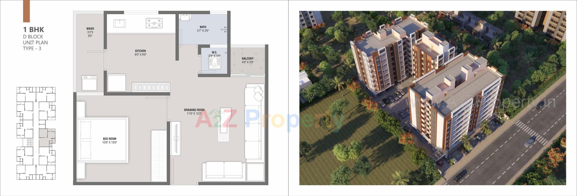 Layout of real estate project Shivam Heights located at Laxmipura, Ahmedabad, Gujarat