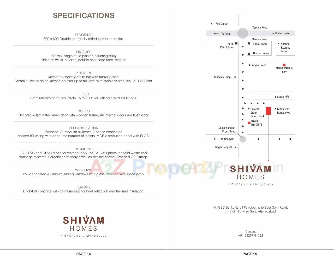  of real estate project Shivam Homes located at Sola, Ahmedabad, Gujarat