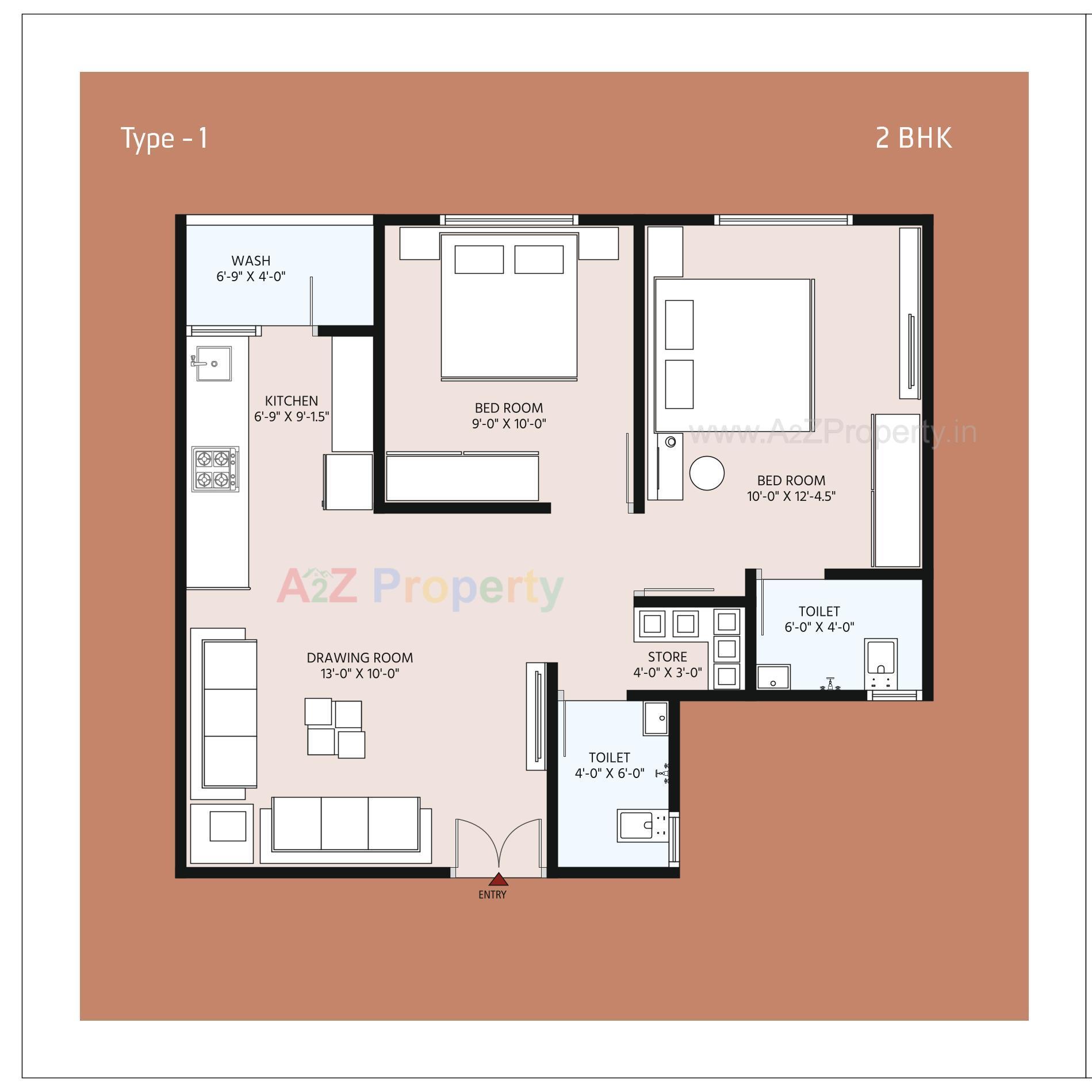 Layout of real estate project Shivam Residency located at Narol, Ahmedabad, Gujarat