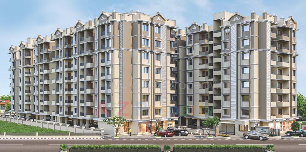 3D Elevation of real estate project Shivam Sanidhya located at Ramol, Ahmedabad, Gujarat