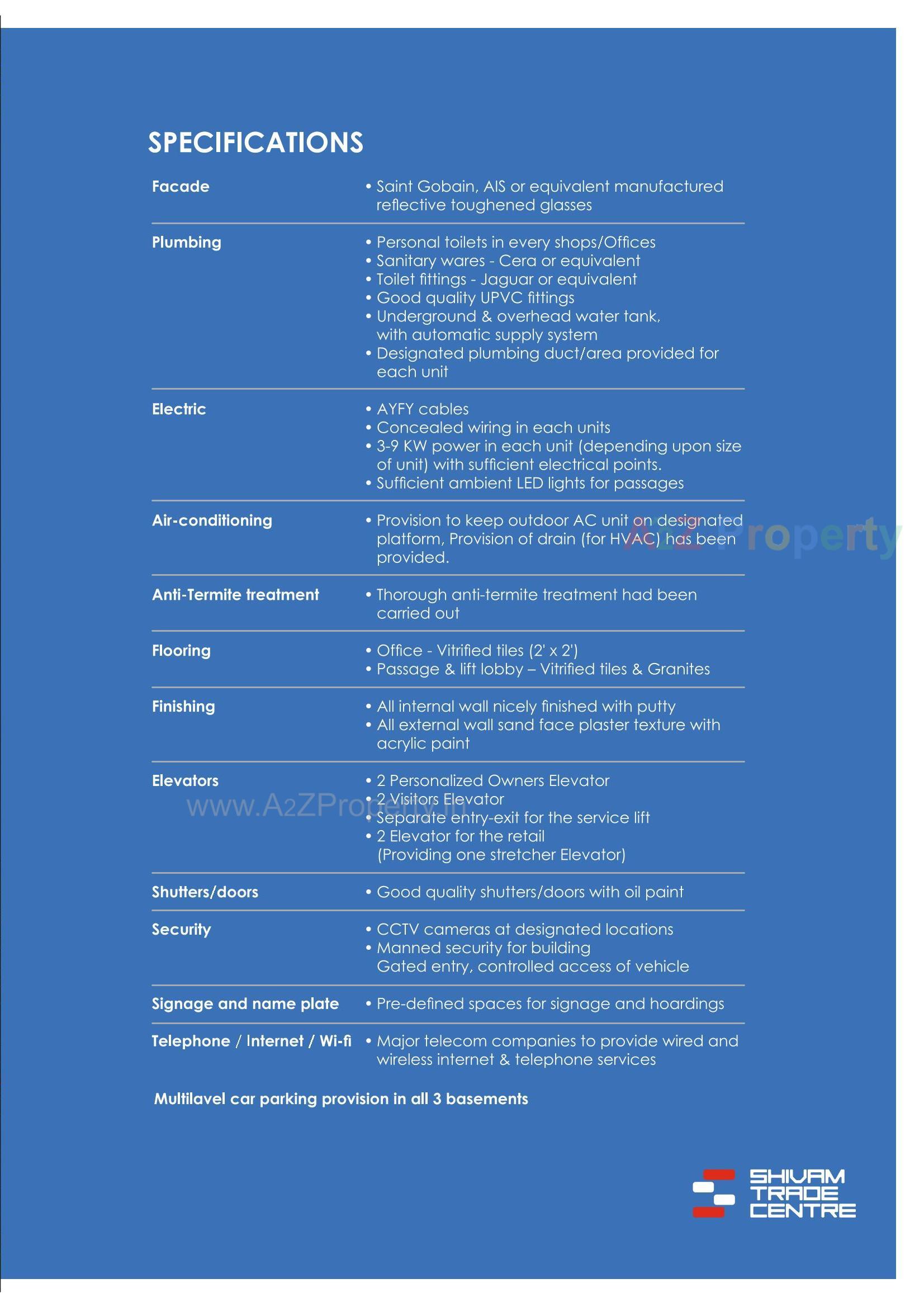Project Specifications
