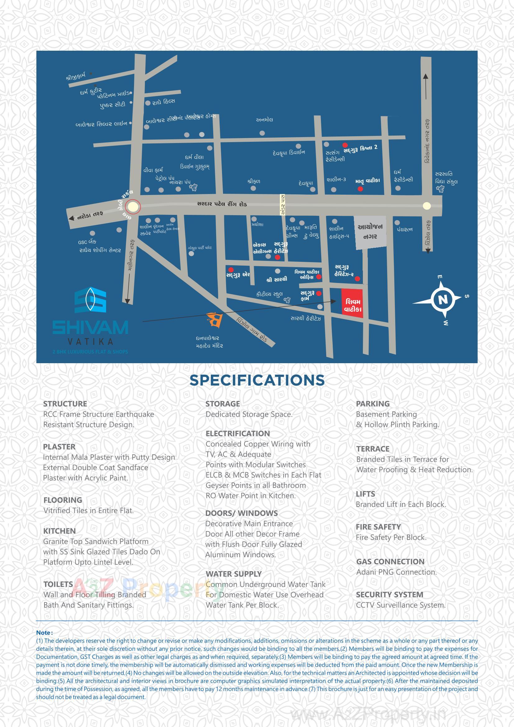  of real estate project Shivam Vatika located at Vinzol, Ahmedabad, Gujarat