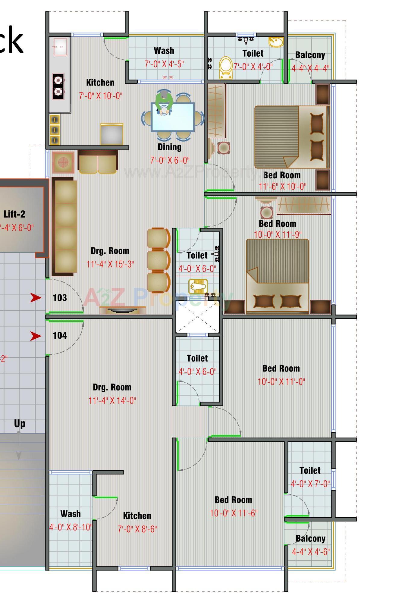 Layout of real estate project Shivam Vatika located at Vinzol, Ahmedabad, Gujarat