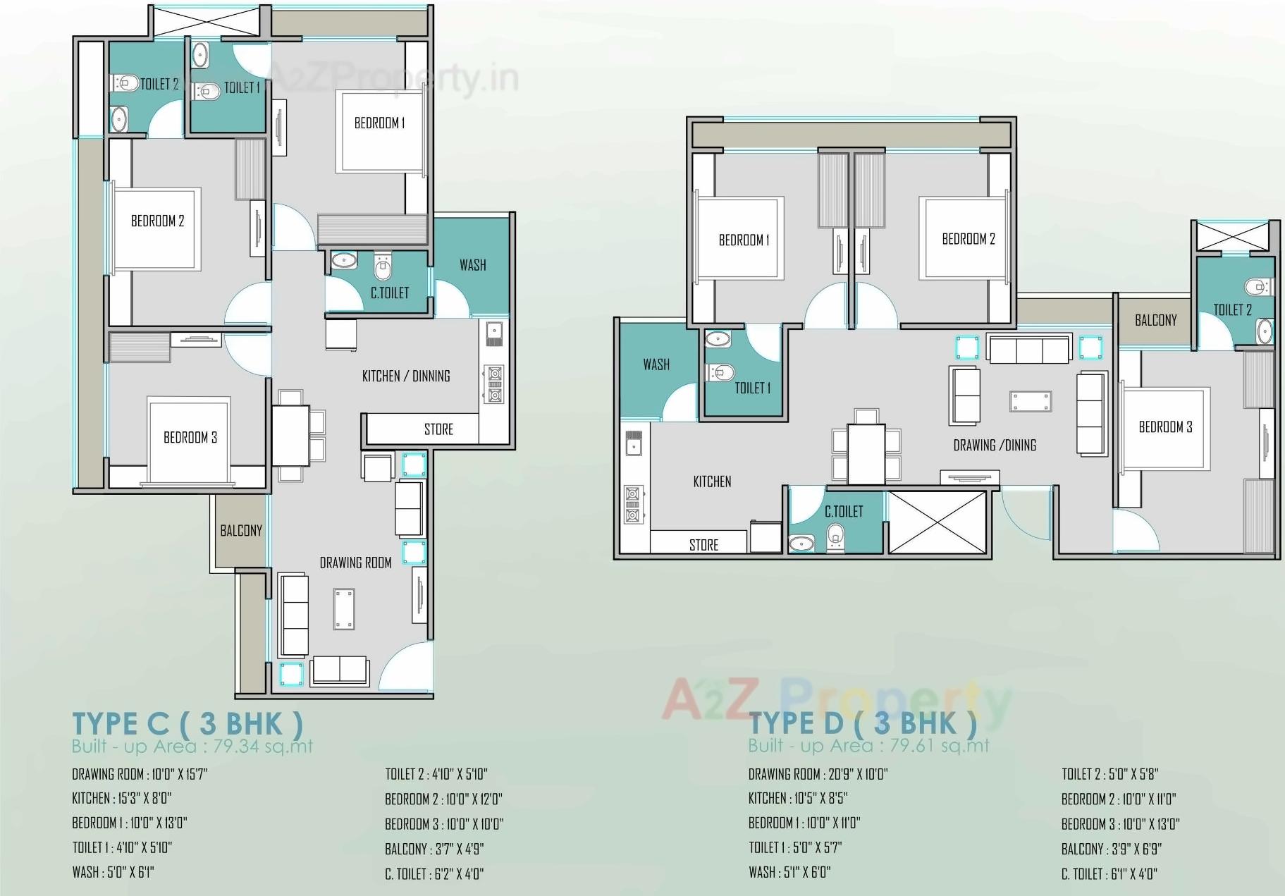 Layout of real estate project Shivana Aurum located at Ahmedabad, Ahmedabad, Gujarat