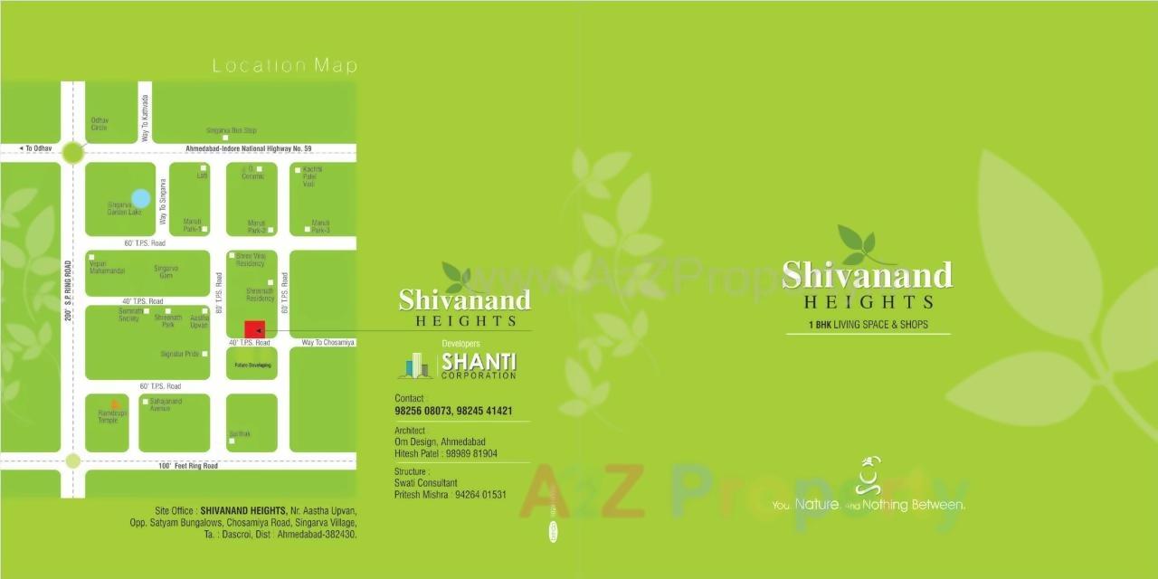  of real estate project Shivanand Heights located at Singrva, Ahmedabad, Gujarat