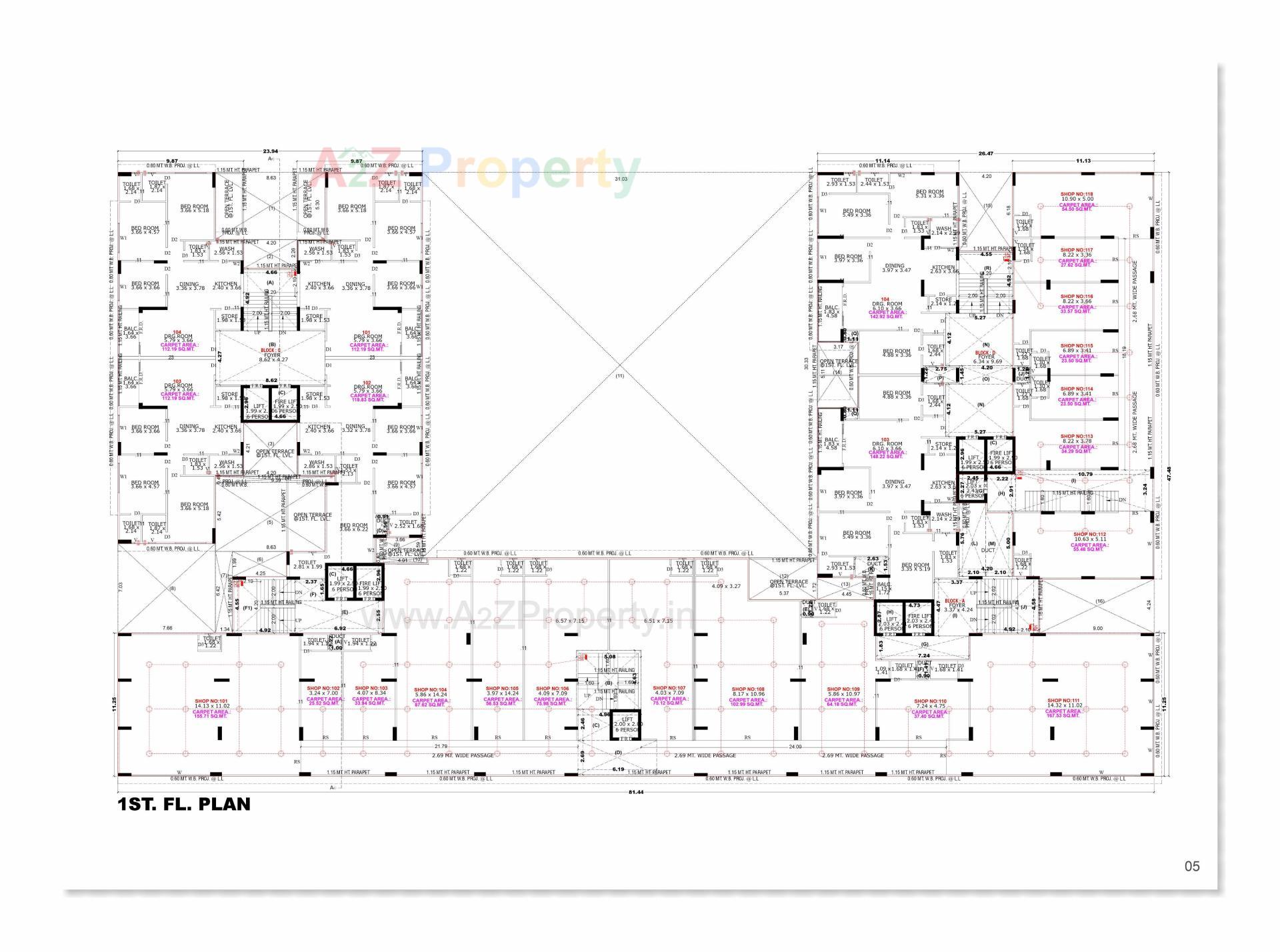 Layout of real estate project Shivanand Opulence located at Chiloda, Ahmedabad, Gujarat