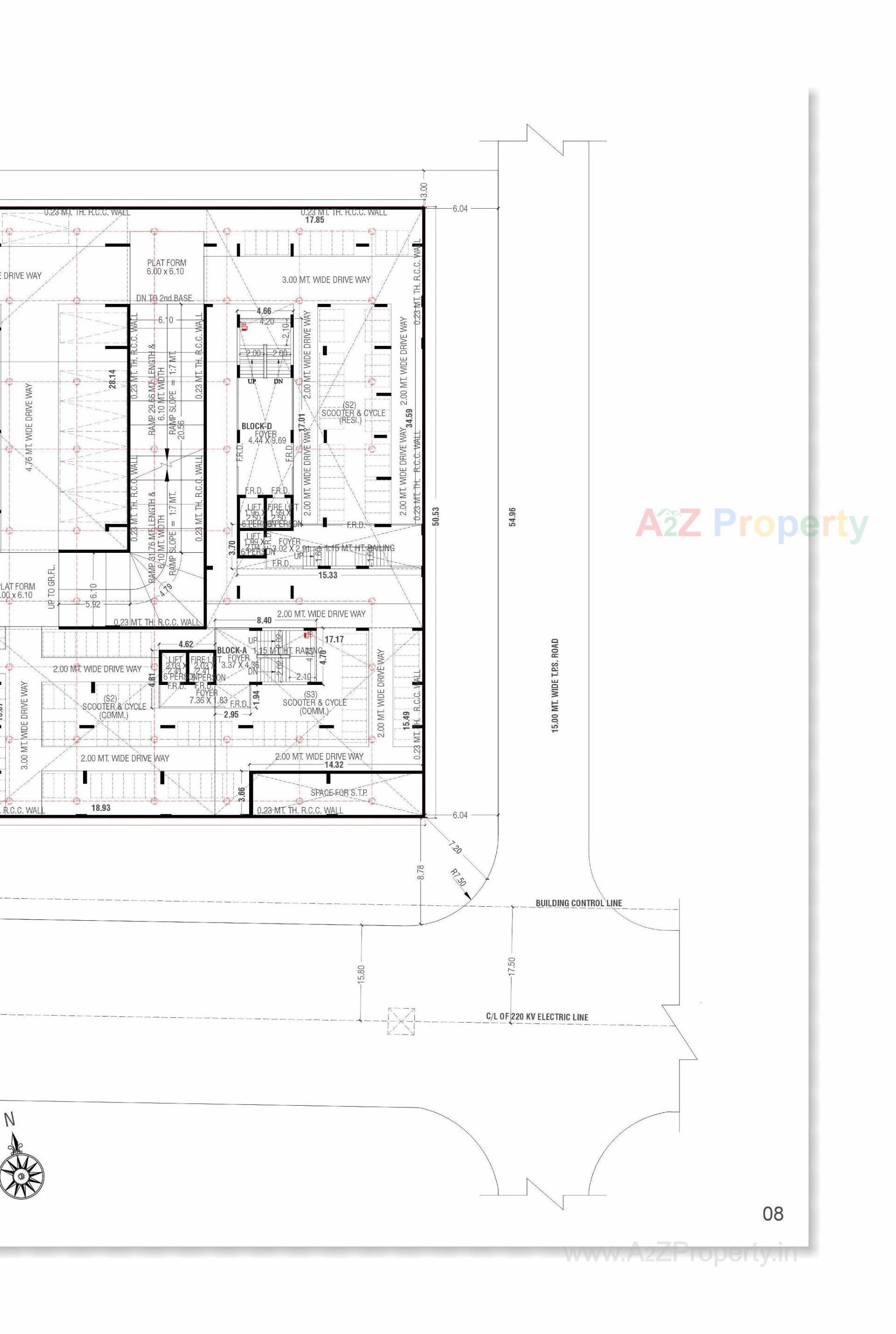 Layout of real estate project Shivanand Opulence located at Chiloda, Ahmedabad, Gujarat