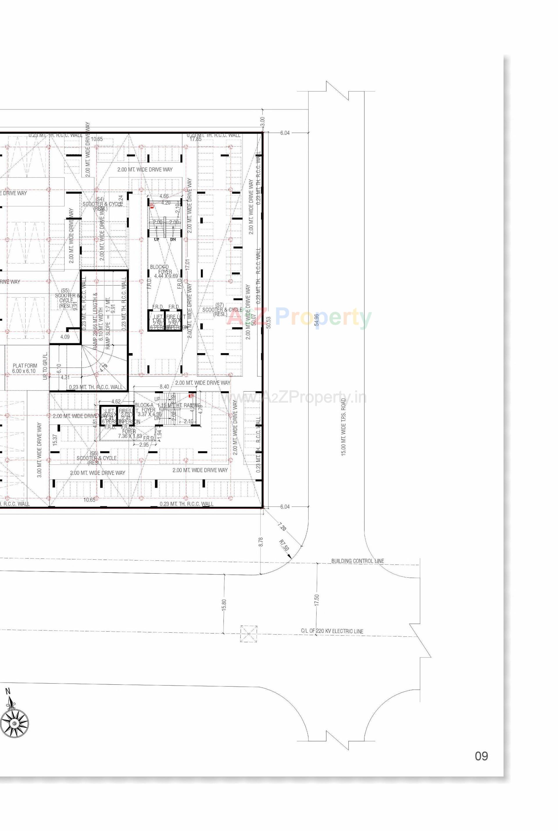 Layout of real estate project Shivanand Opulence located at Chiloda, Ahmedabad, Gujarat