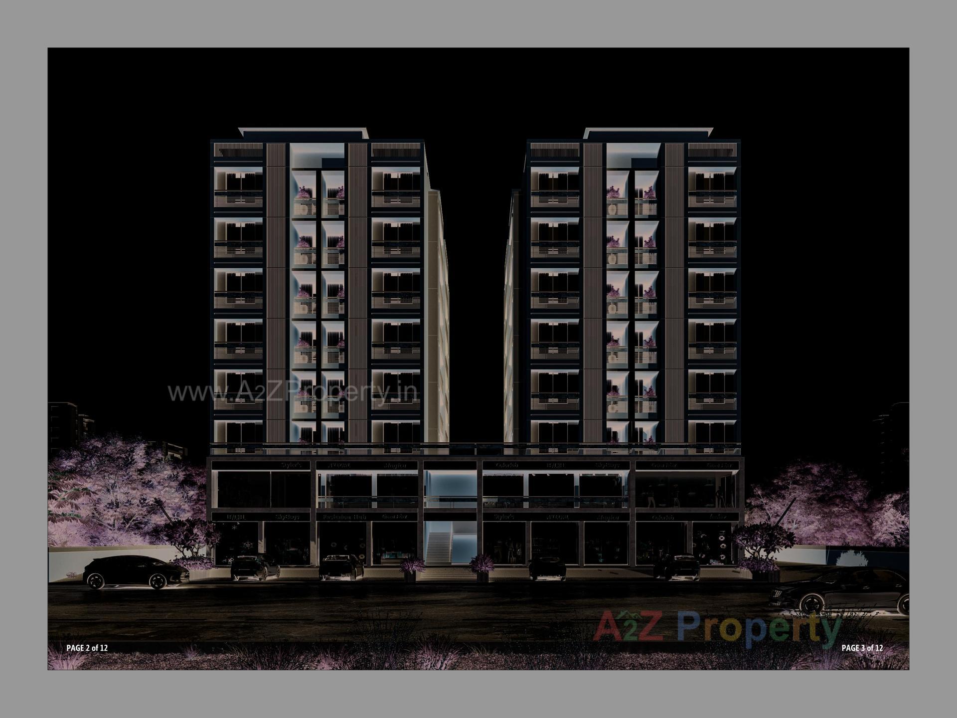 3D Elevation of real estate project Shivansh Ashray located at Lambha, Ahmedabad, Gujarat
