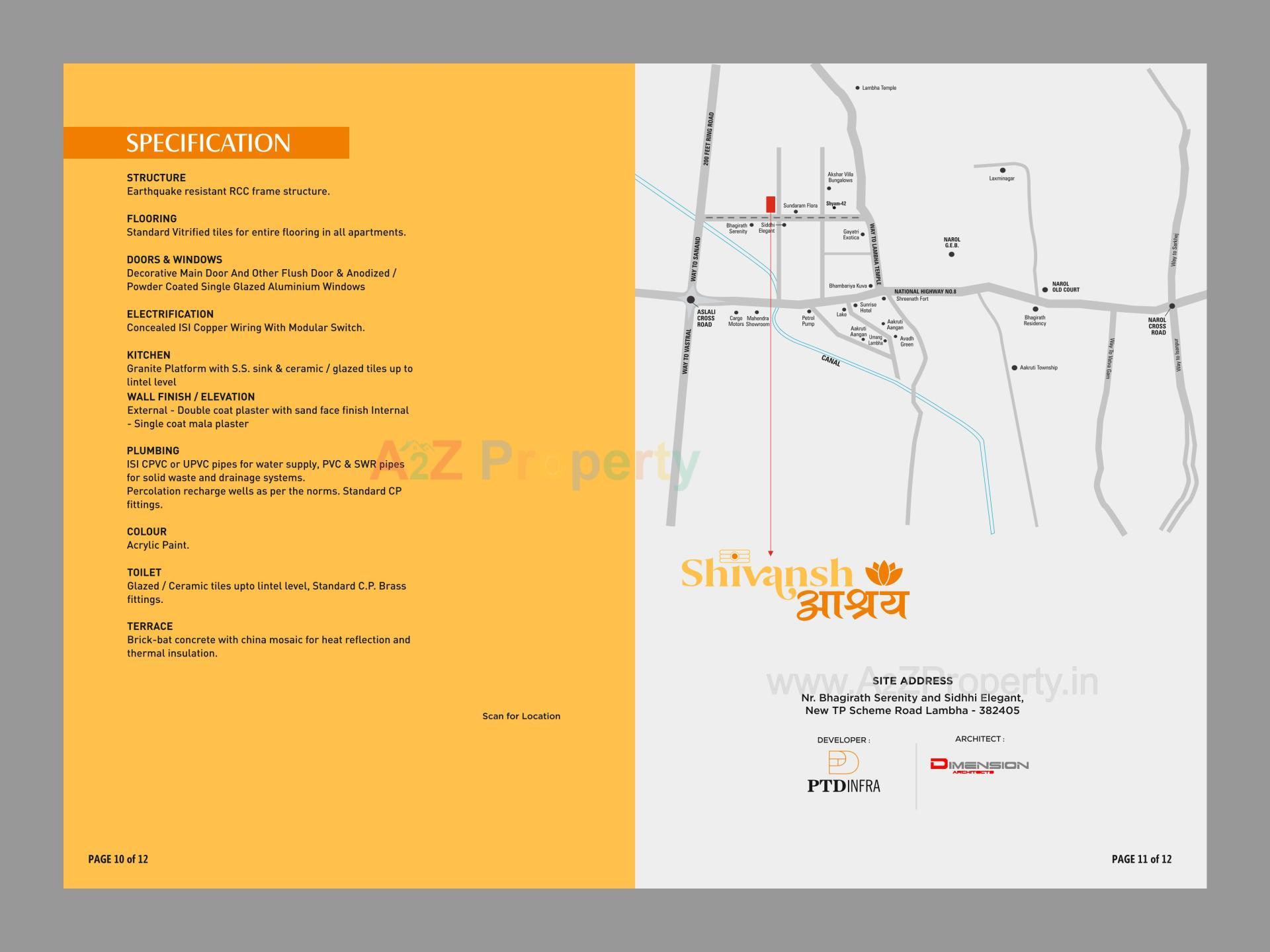  of real estate project Shivansh Ashray located at Lambha, Ahmedabad, Gujarat