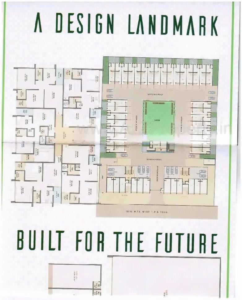 Layout of real estate project Shivansh Landmark located at Vatva, Ahmedabad, Gujarat