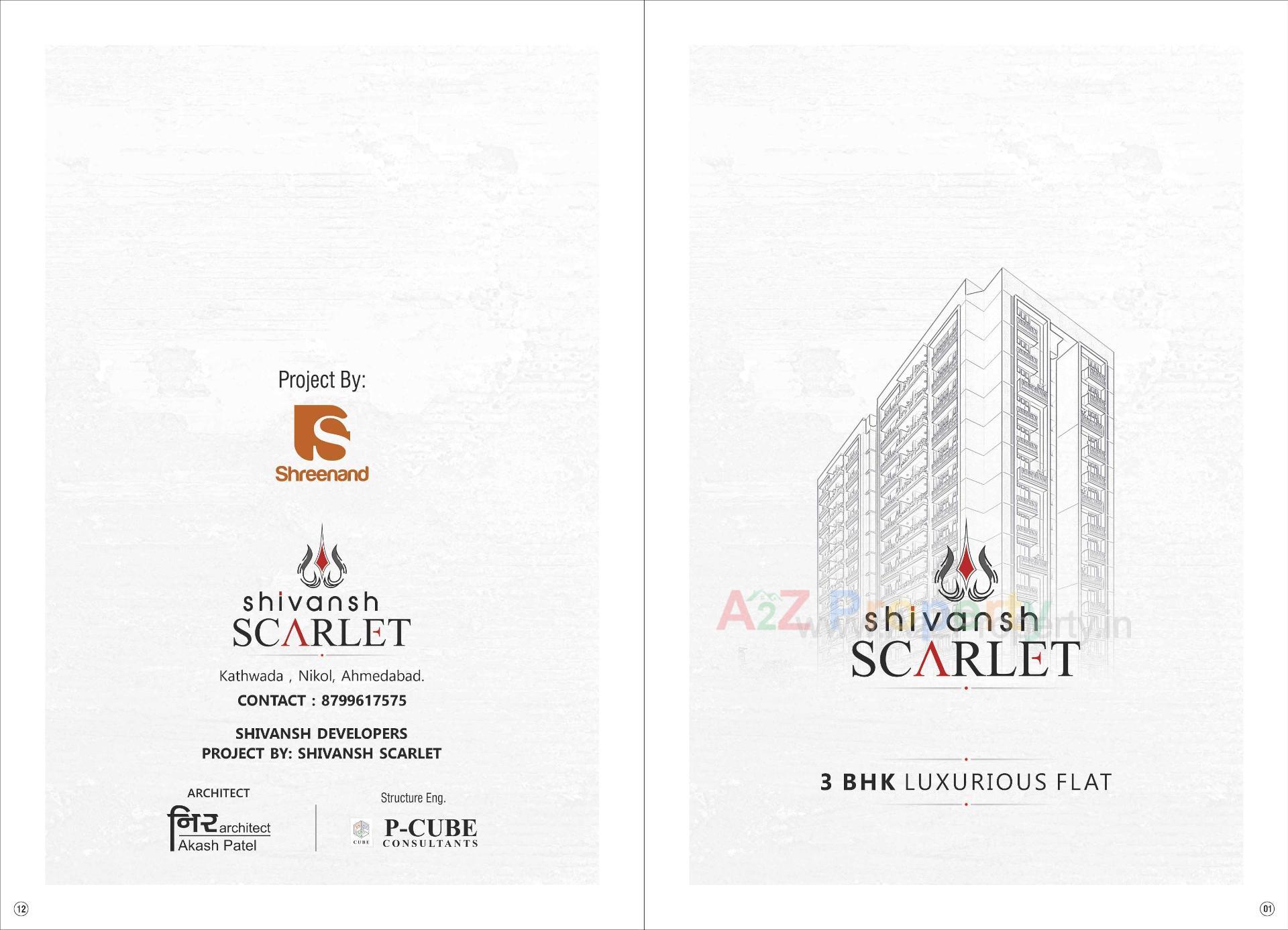  of real estate project Shivansh Scarlet located at Kathwada, Ahmedabad, Gujarat