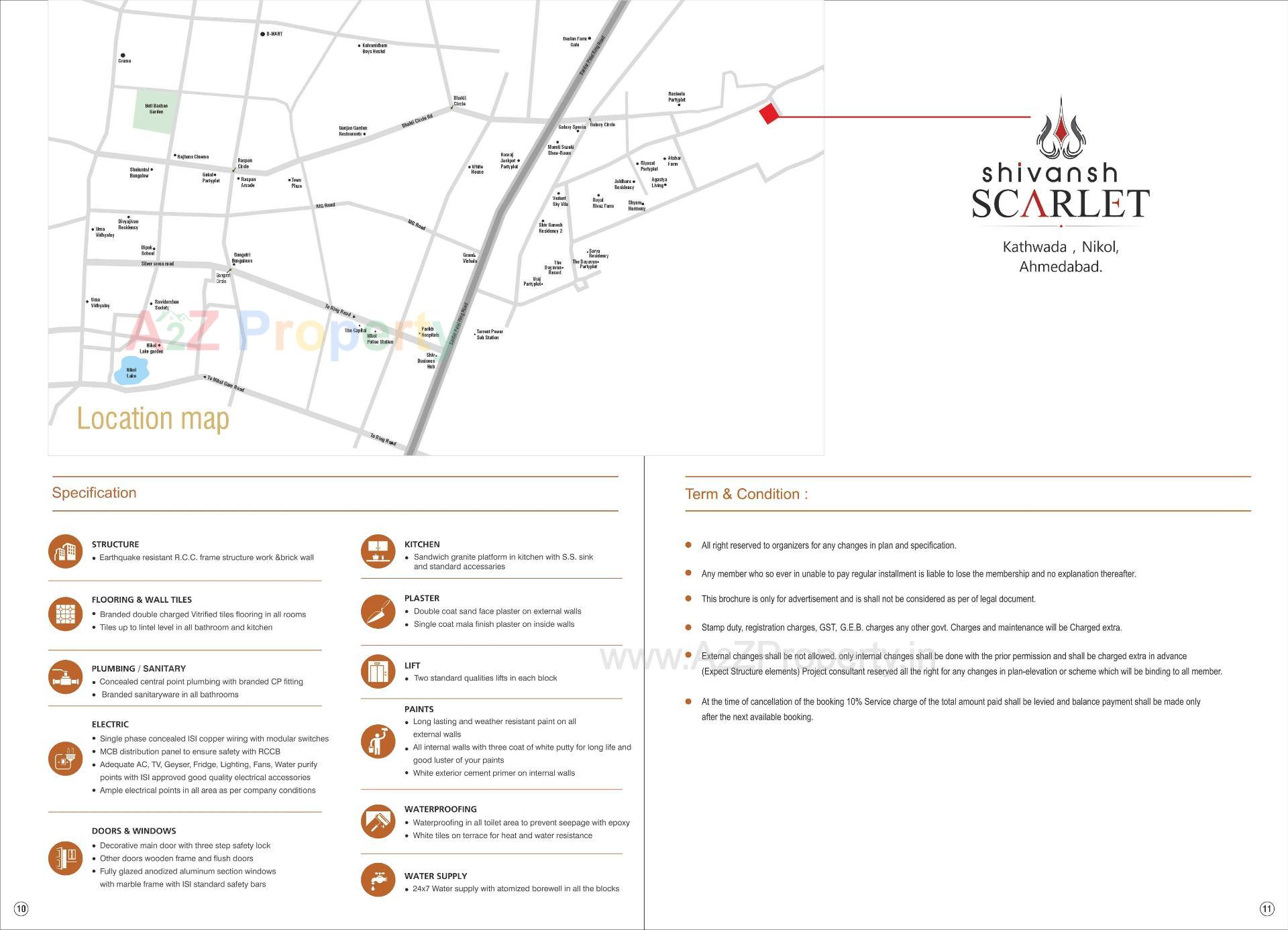  of real estate project Shivansh Scarlet located at Kathwada, Ahmedabad, Gujarat