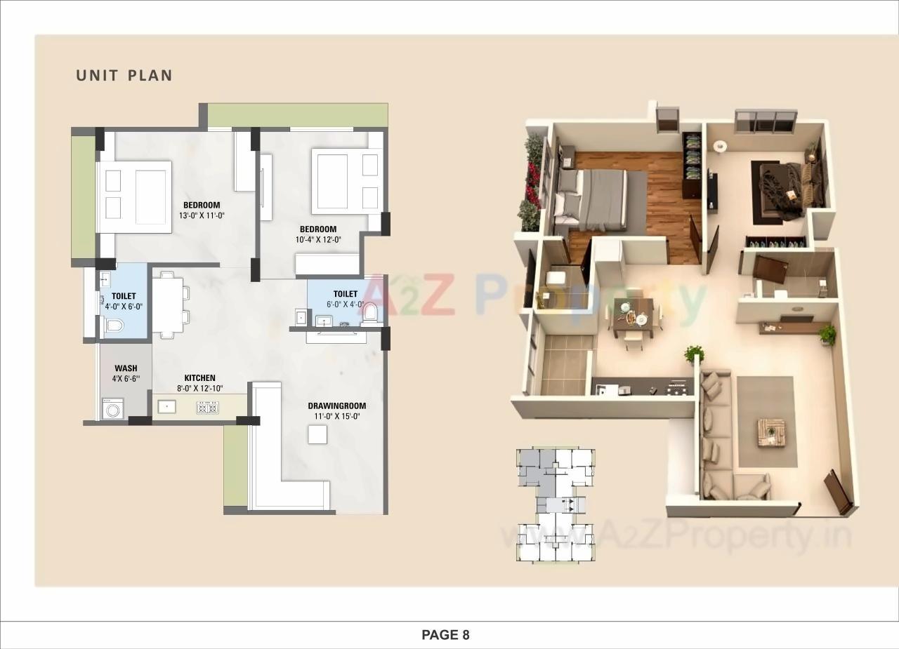 Layout of real estate project Shivansh Signature located at Chandkheda, Ahmedabad, Gujarat