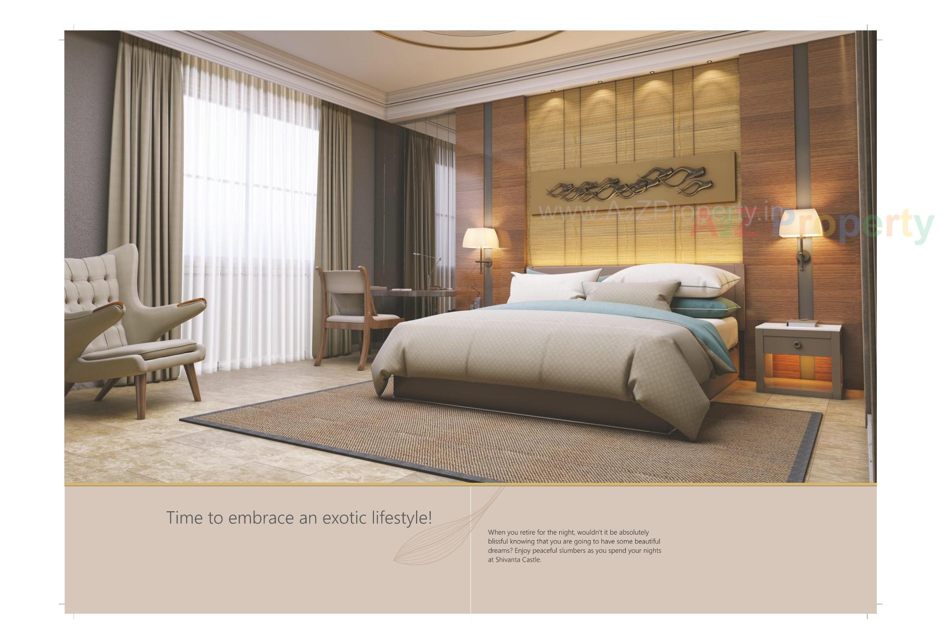 3D Elevation of real estate project Shivanta Castle located at Nikol, Ahmedabad, Gujarat