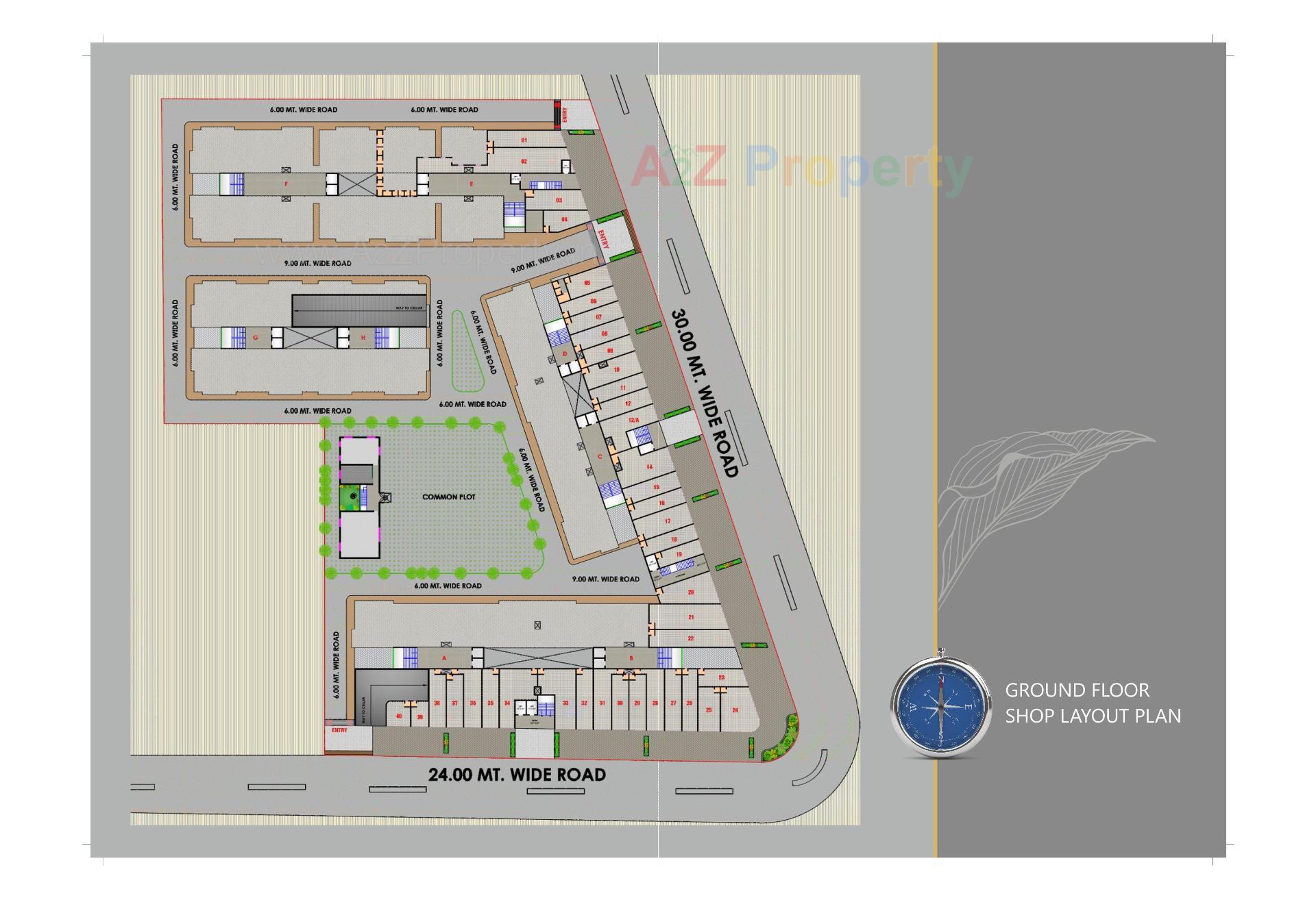 Layout of real estate project Shivanta Castle located at Nikol, Ahmedabad, Gujarat