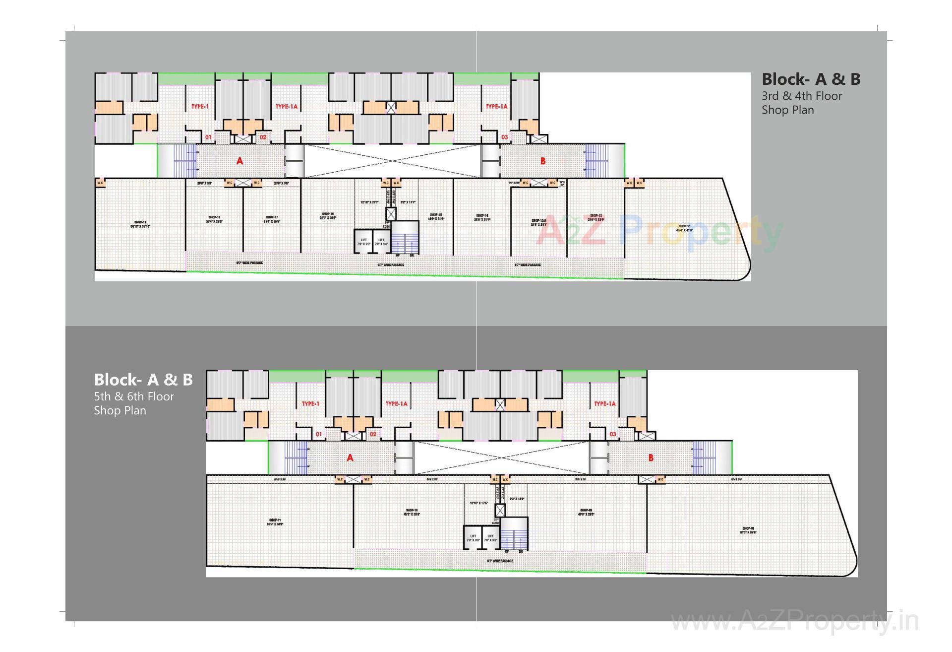 Layout of real estate project Shivanta Castle located at Nikol, Ahmedabad, Gujarat