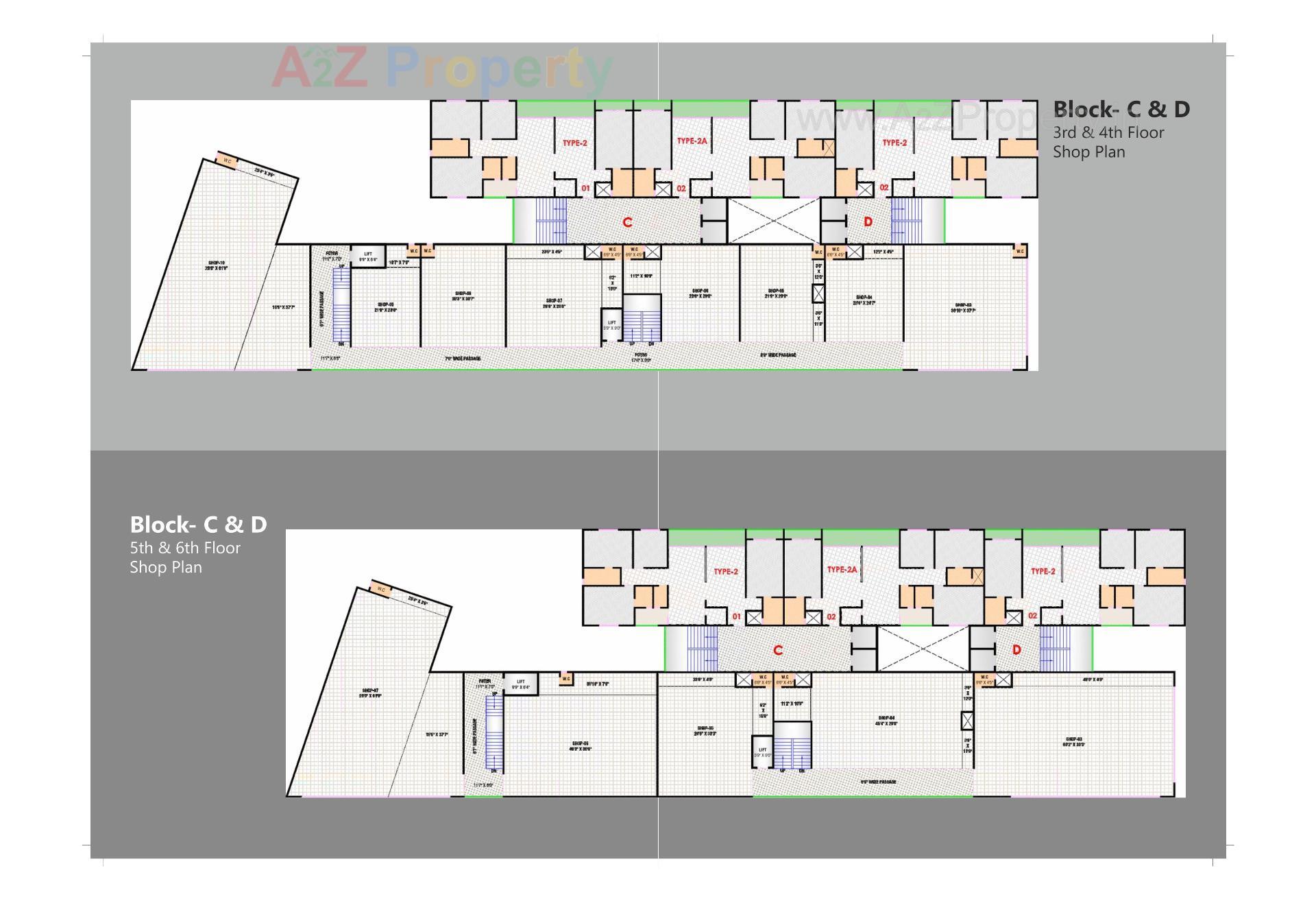 Layout of real estate project Shivanta Castle located at Nikol, Ahmedabad, Gujarat