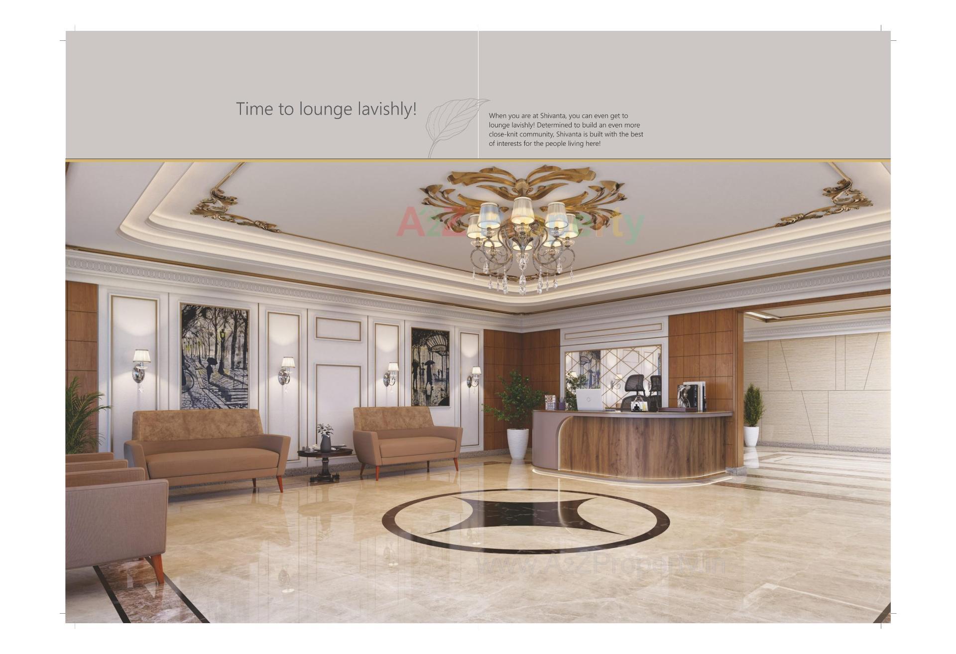 3D Elevation of real estate project Shivanta Castle located at Nikol, Ahmedabad, Gujarat