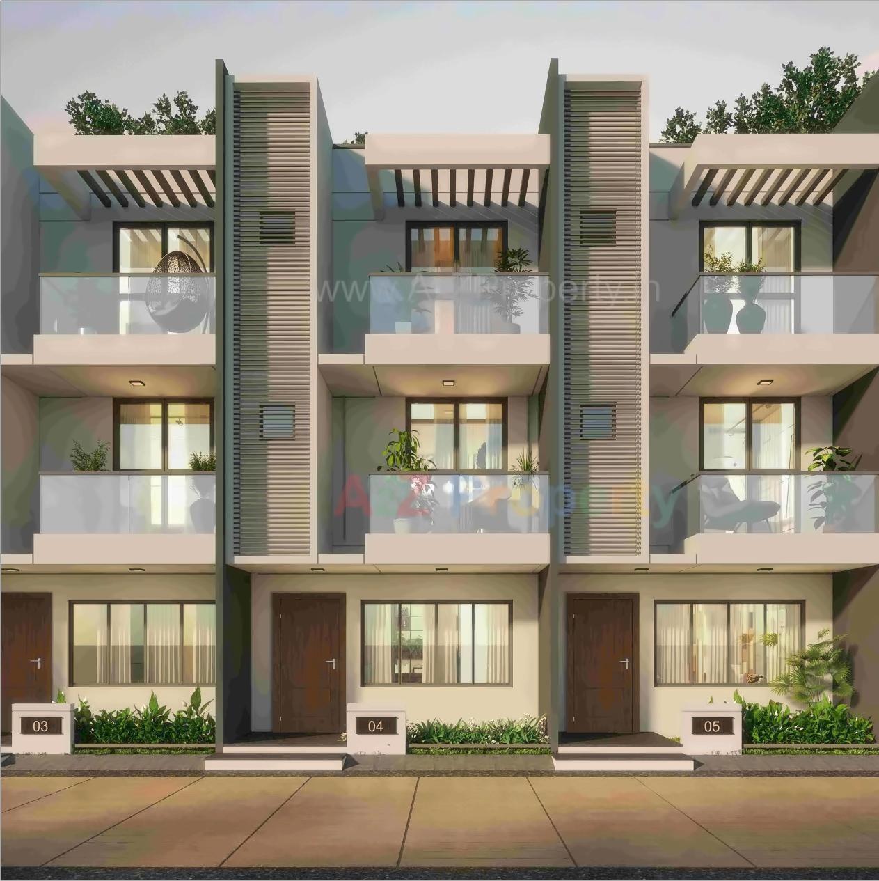 3D Elevation of real estate project Shivanta Luxuria located at Ahmedabad, Ahmedabad, Gujarat