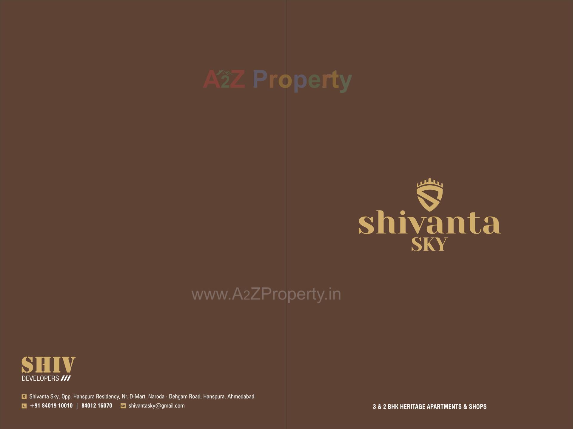  of real estate project Shivanta Sky located at Hanspura, Ahmedabad, Gujarat