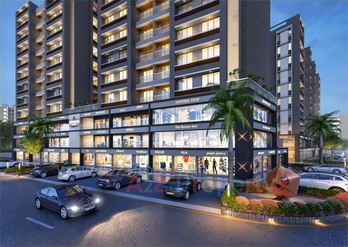 3D Elevation of real estate project Shivdhara Campus located at Enasan, Ahmedabad, Gujarat