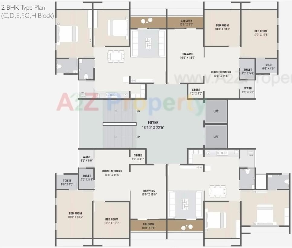 Layout of real estate project Shivdhara Campus located at Enasan, Ahmedabad, Gujarat