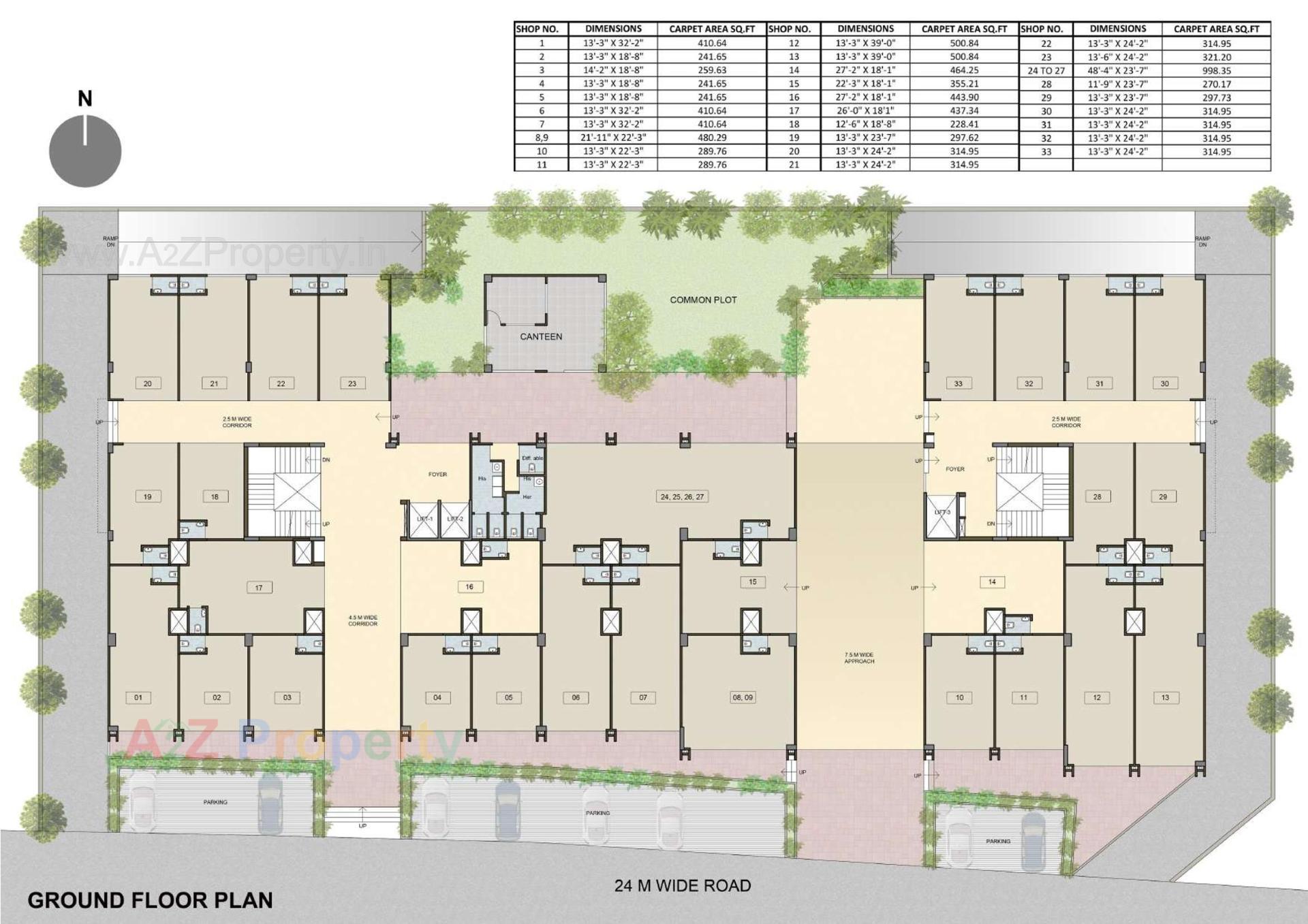 Layout of real estate project Shivdhara Complex located at Bol, Ahmedabad, Gujarat