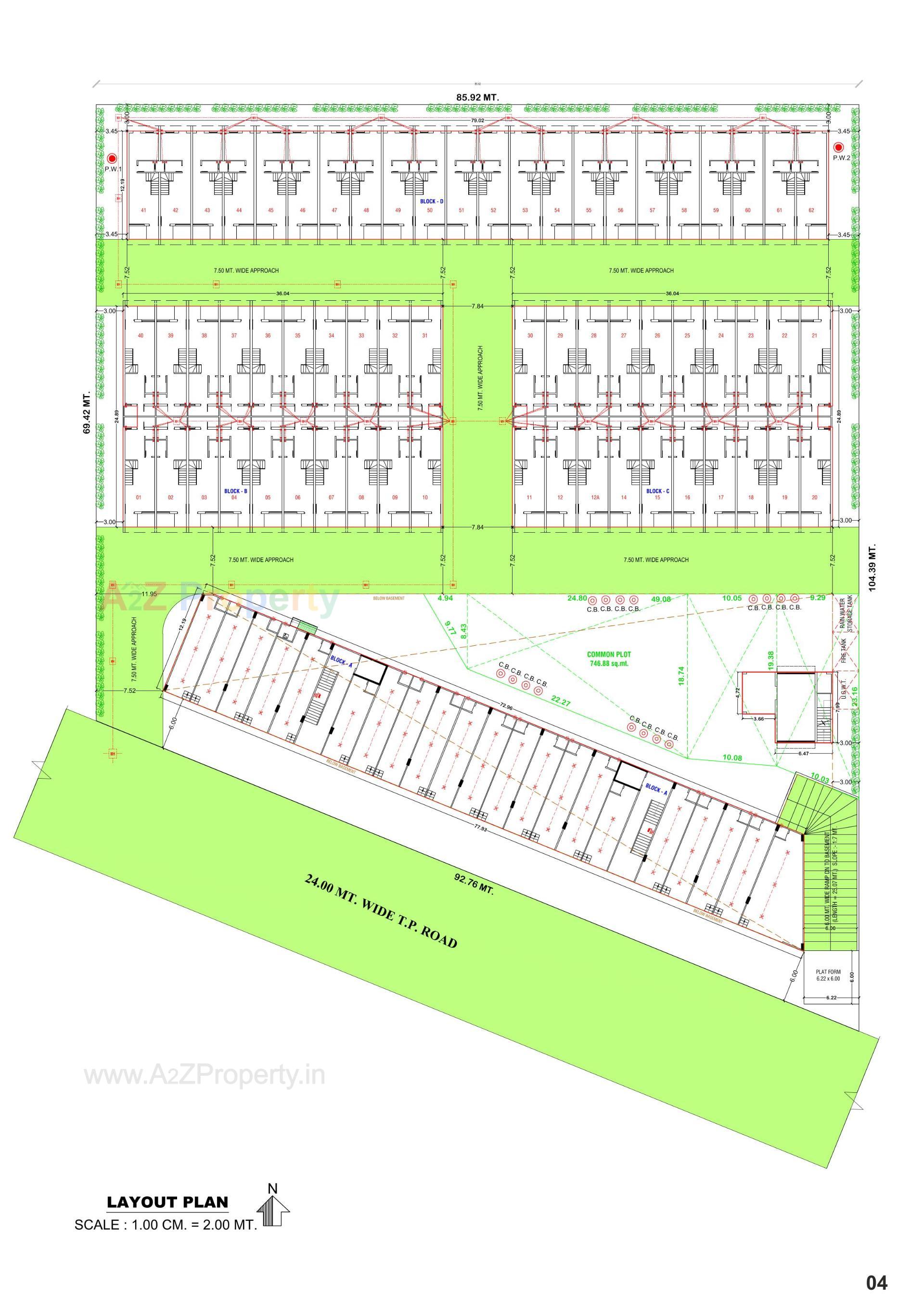Layout of real estate project Shivdhara Swarnim located at Sanand, Ahmedabad, Gujarat