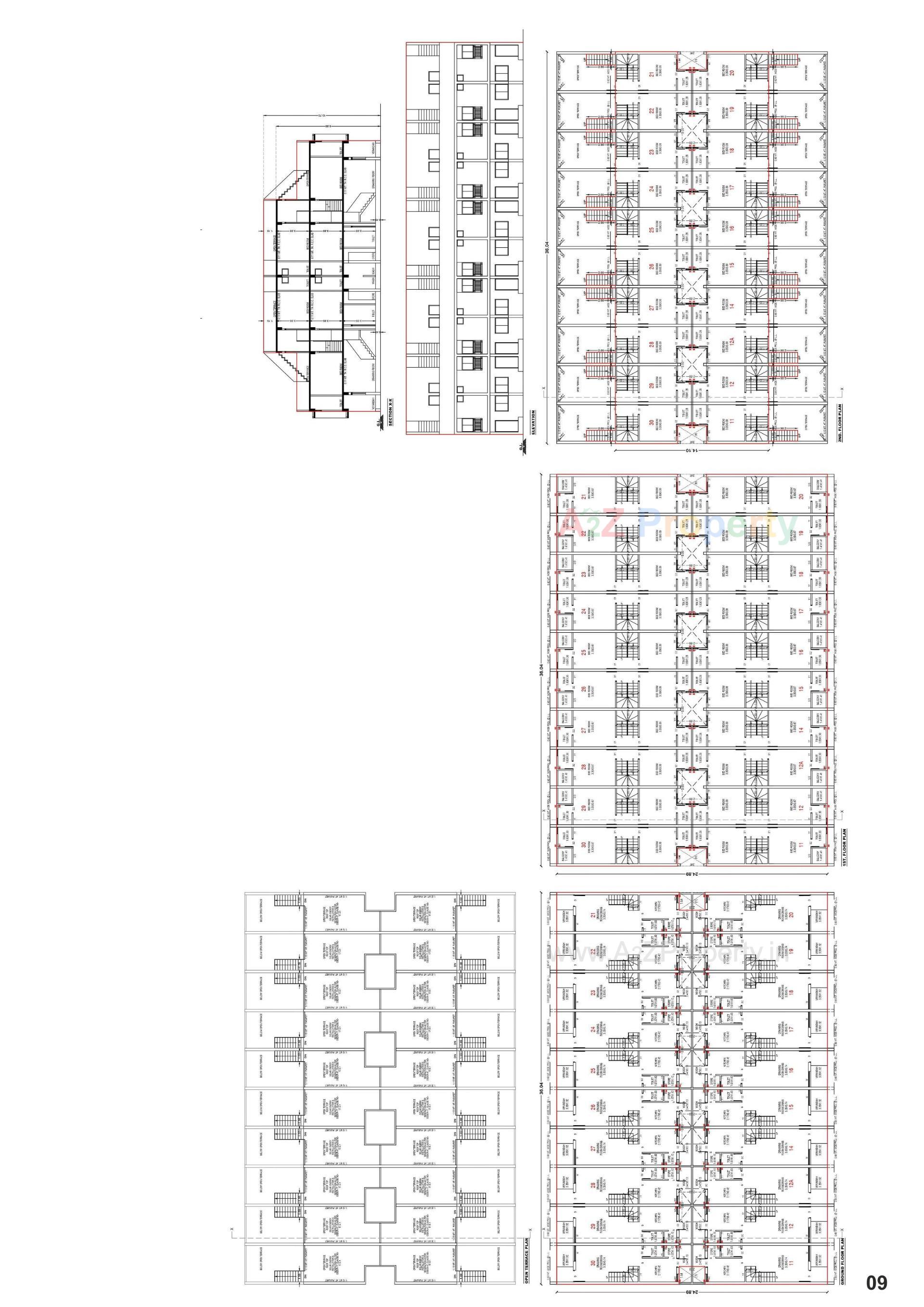 Layout of real estate project Shivdhara Swarnim located at Sanand, Ahmedabad, Gujarat