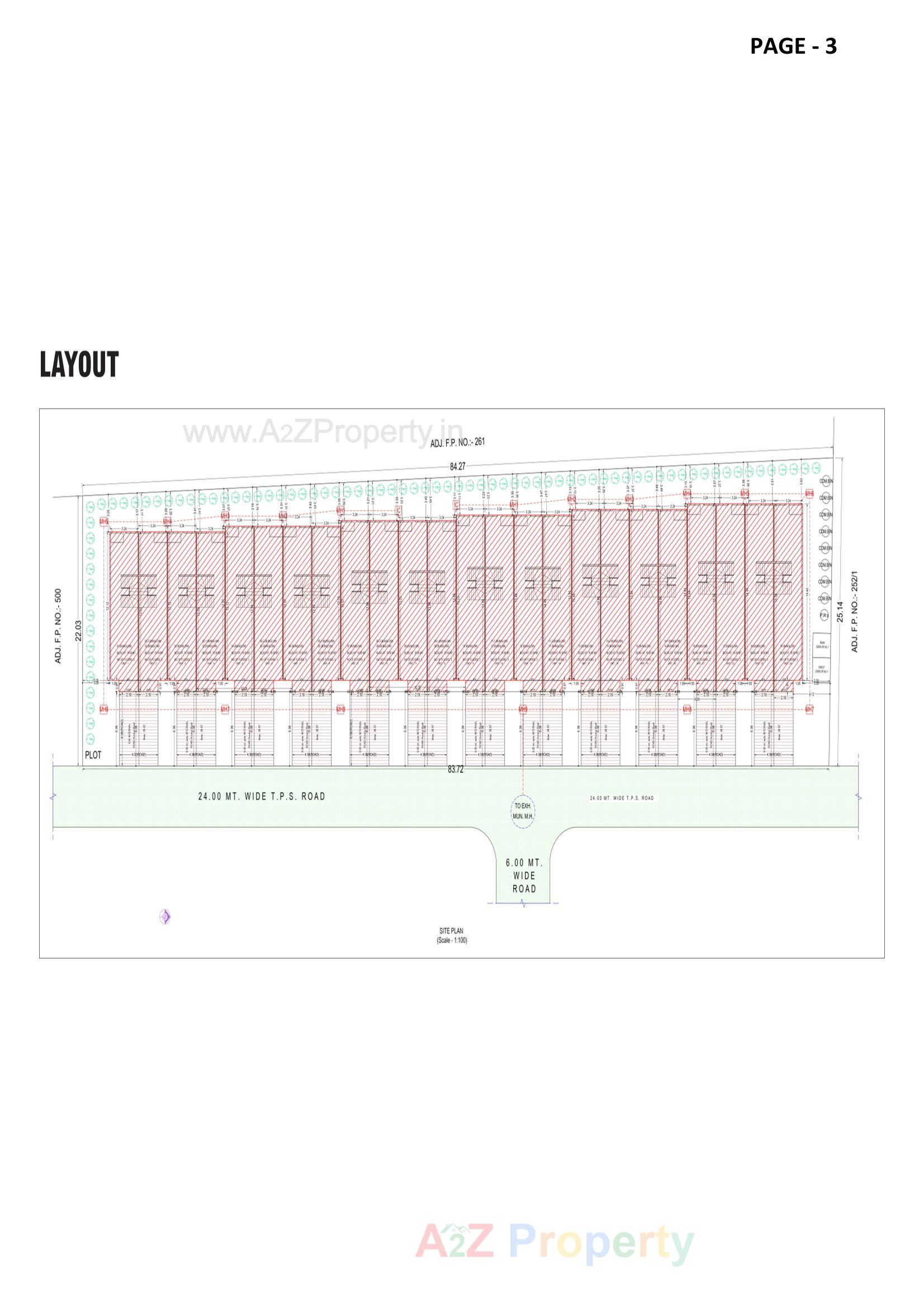 Layout of real estate project Shivkrupa Residency located at Vatva, Ahmedabad, Gujarat