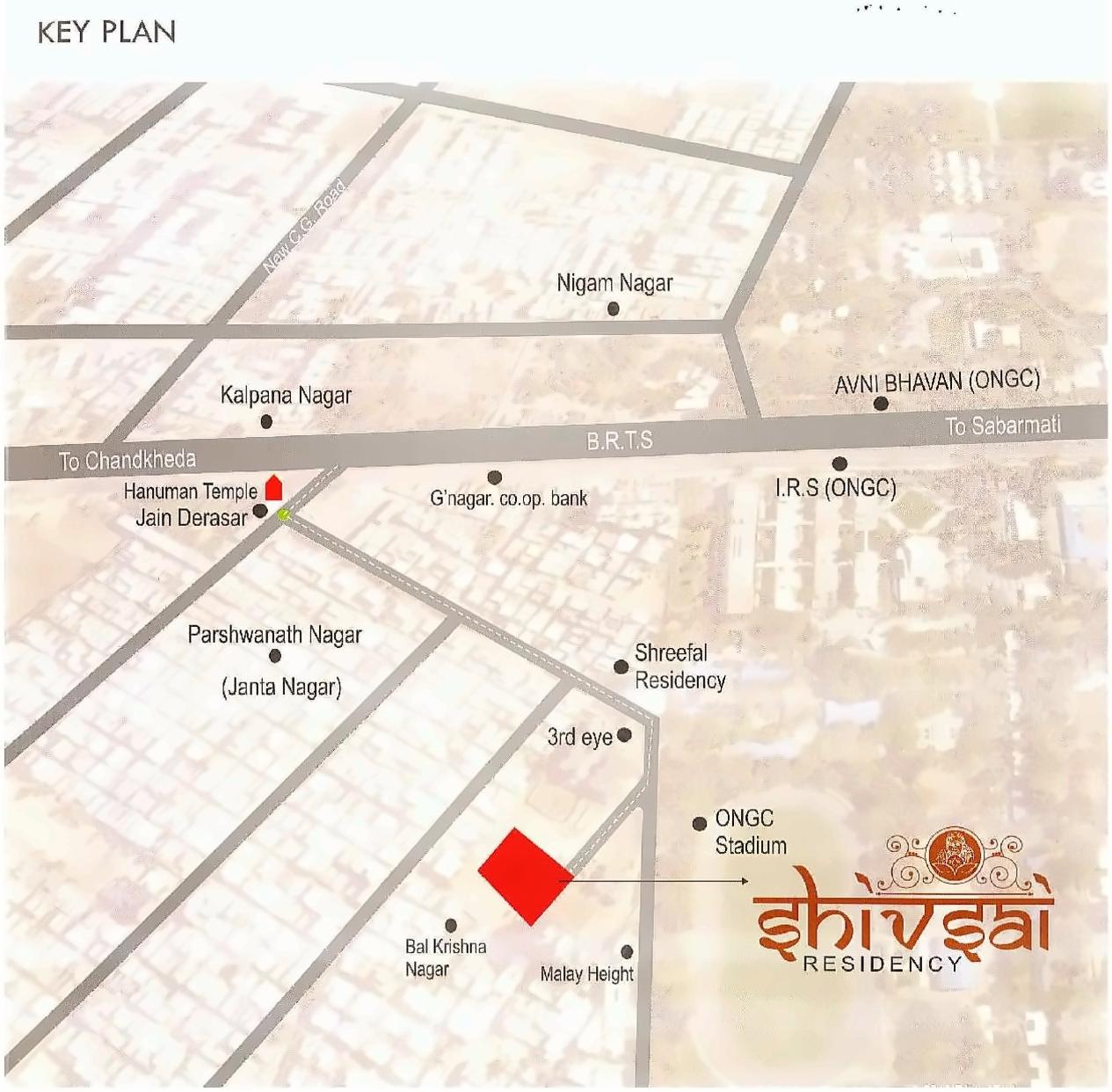  of real estate project Shivsai Residancy located at Chandkheda, Ahmedabad, Gujarat