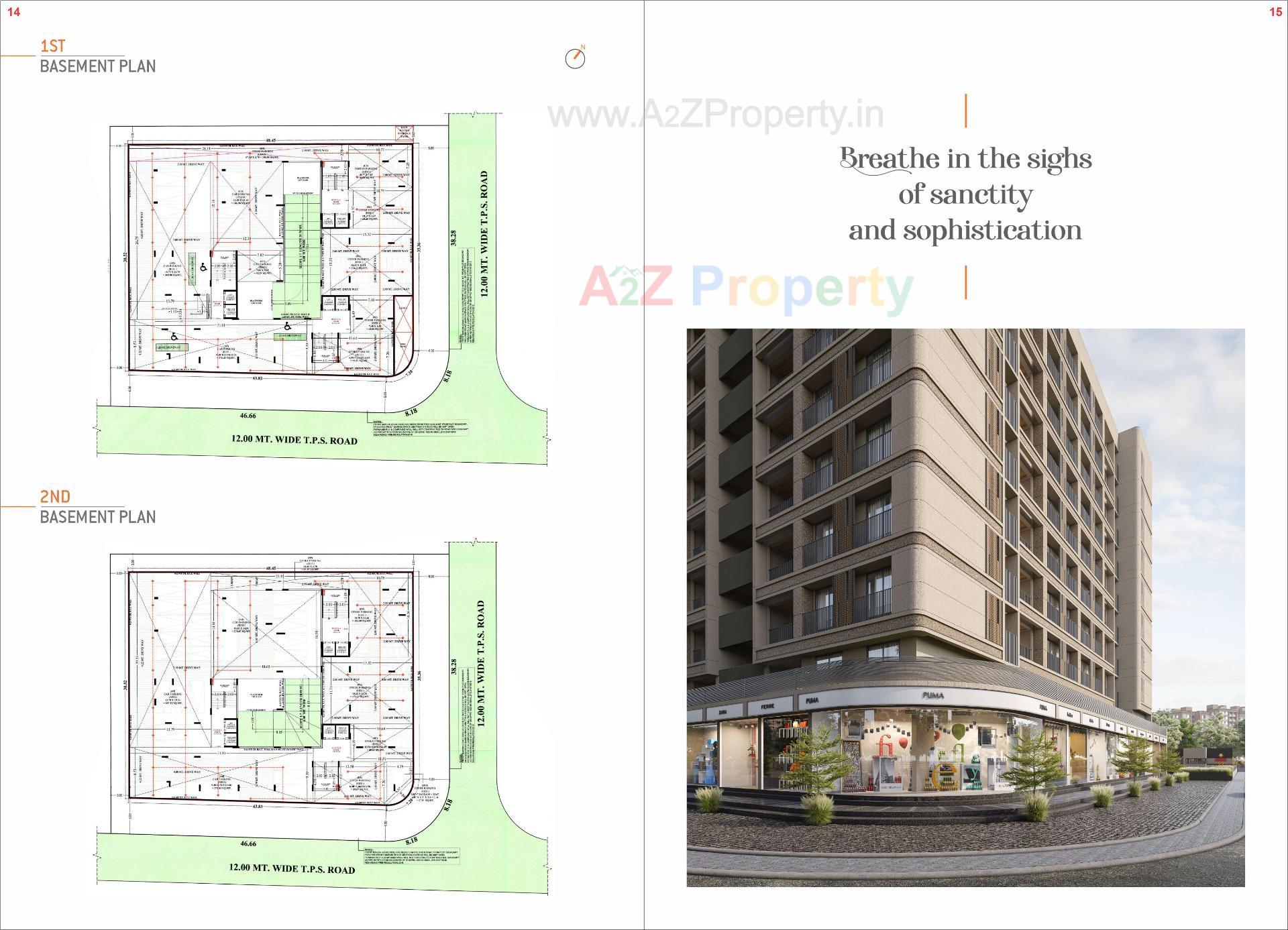 Layout of real estate project Shlok located at Jagatpur, Ahmedabad, Gujarat