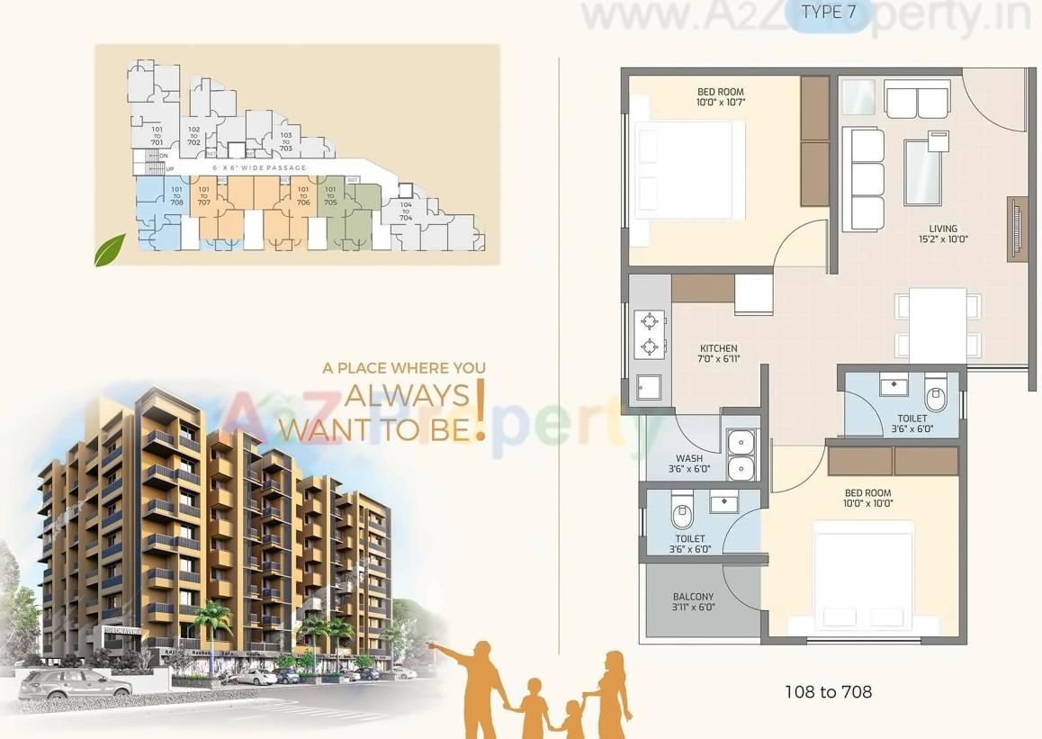 Layout of real estate project Shlok Avenue located at Chandkheda, Ahmedabad, Gujarat