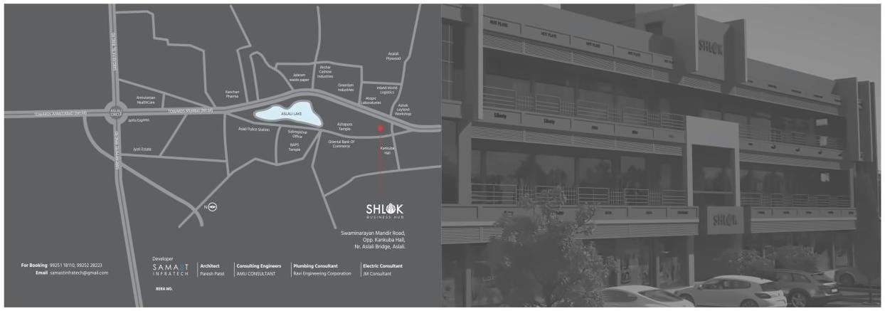  of real estate project Shlok Business Hub located at Aslali, Ahmedabad, Gujarat