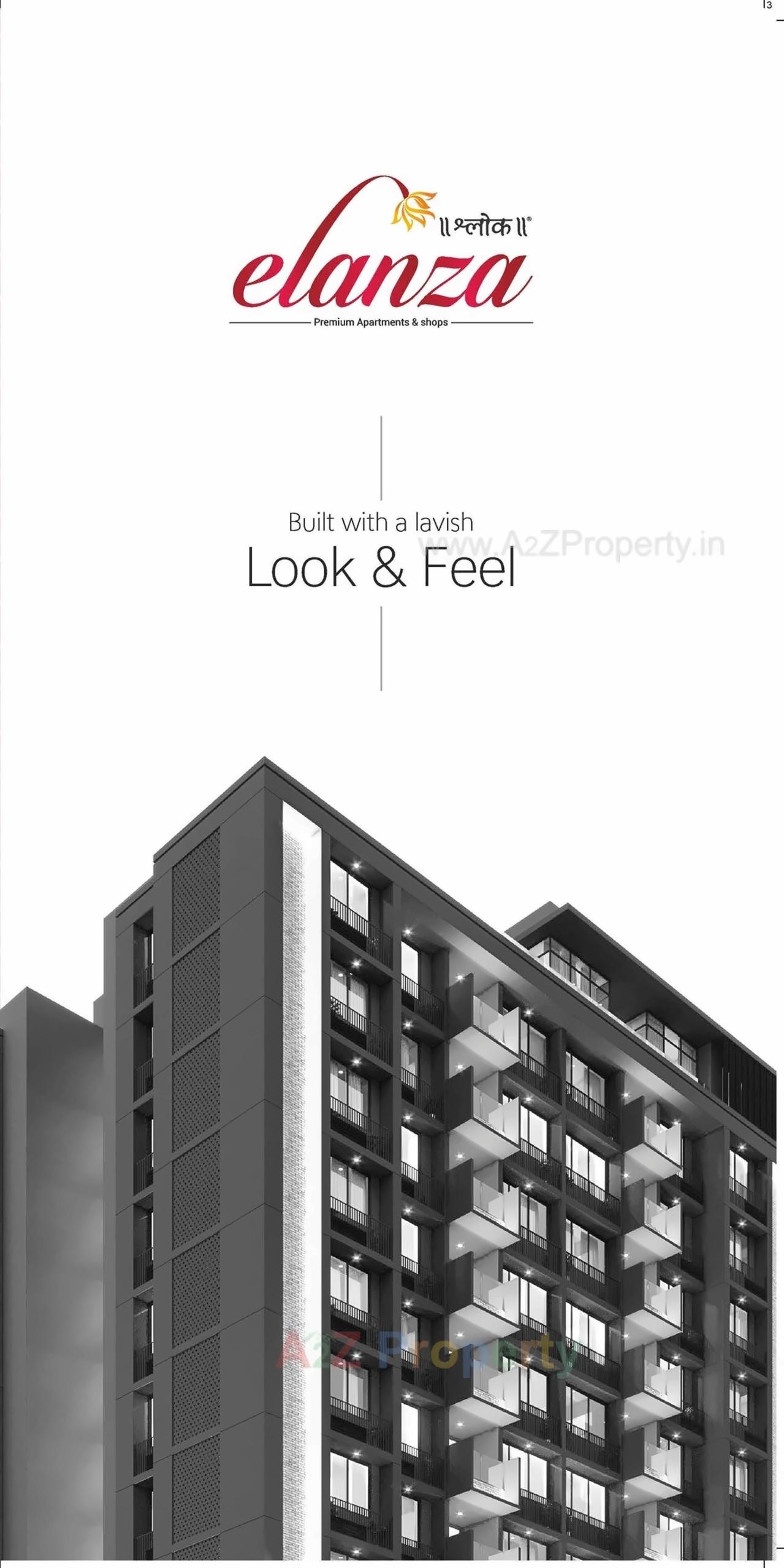 3D Elevation of real estate project Shlok Elanza located at Ahmedabad, Ahmedabad, Gujarat