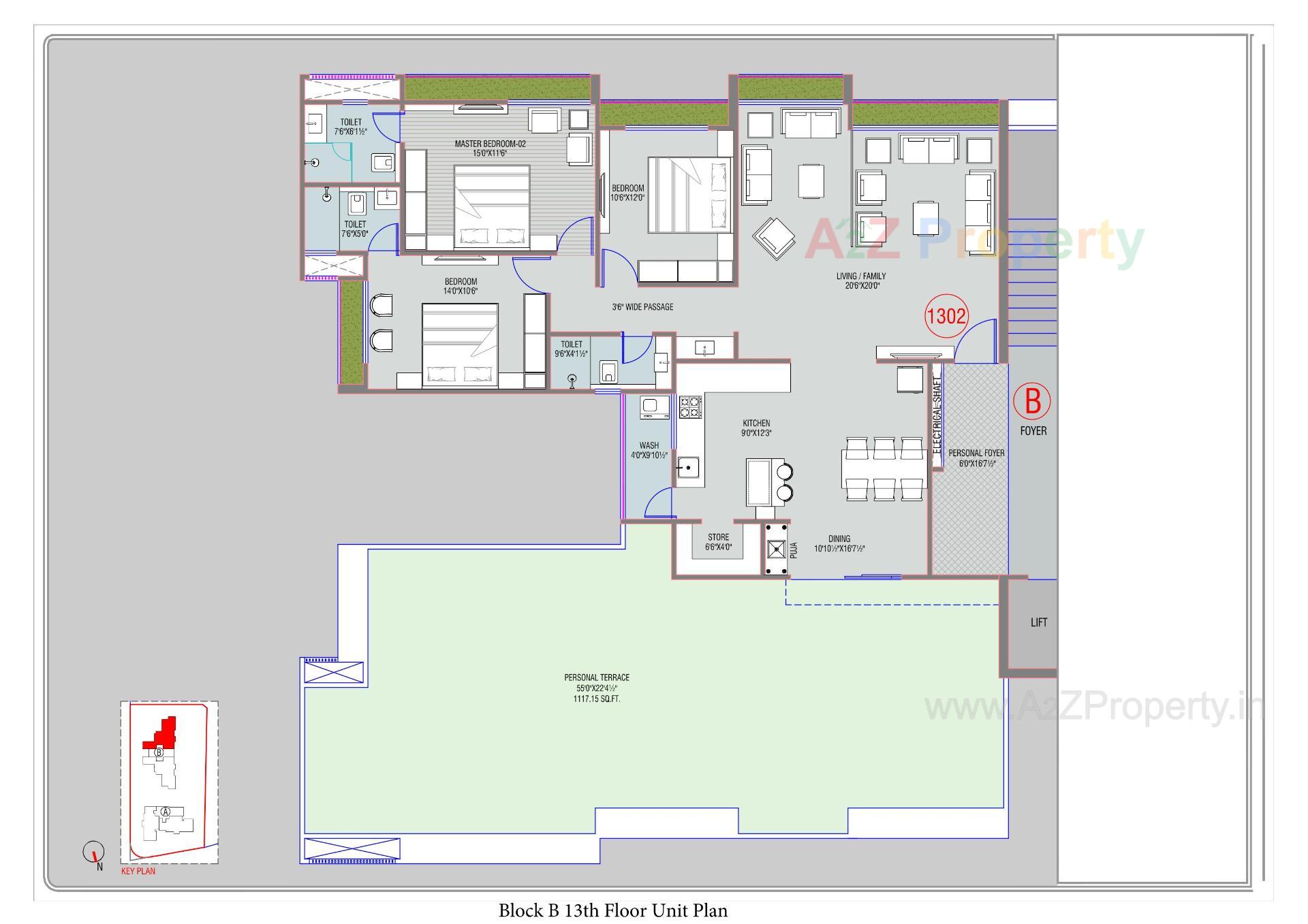 Layout of real estate project Shlok Elysium located at Ghatlodiya, Ahmedabad, Gujarat